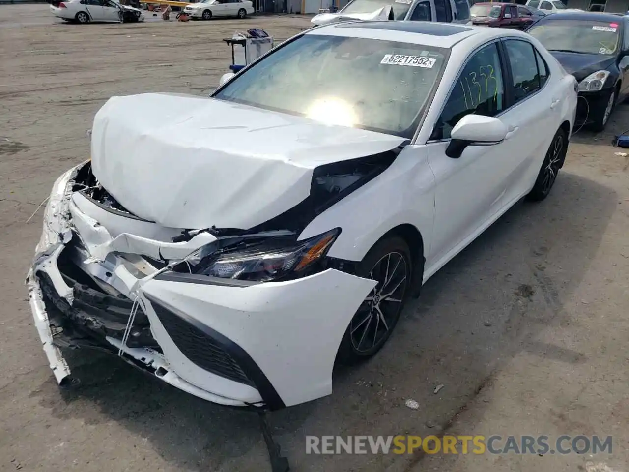 2 Photograph of a damaged car 4T1G11AK2MU437820 TOYOTA CAMRY 2021