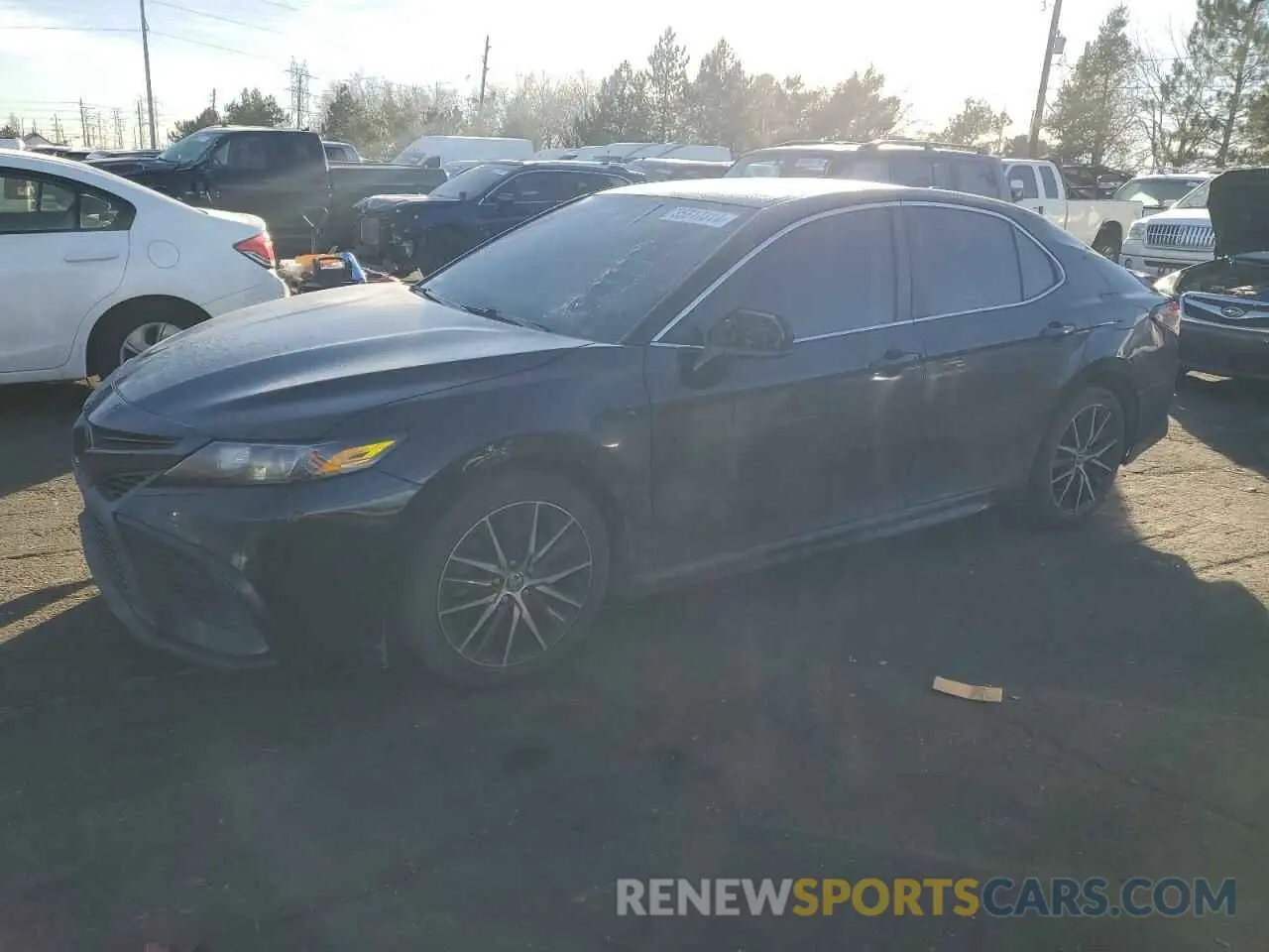 1 Photograph of a damaged car 4T1G11AK2MU448123 TOYOTA CAMRY 2021