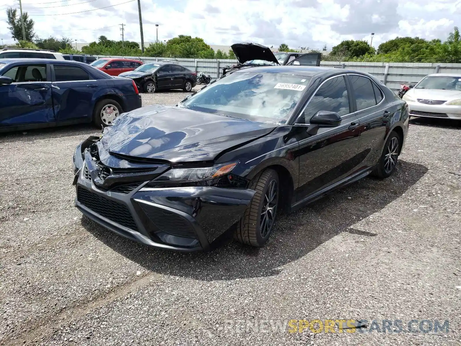 2 Photograph of a damaged car 4T1G11AK2MU450891 TOYOTA CAMRY 2021