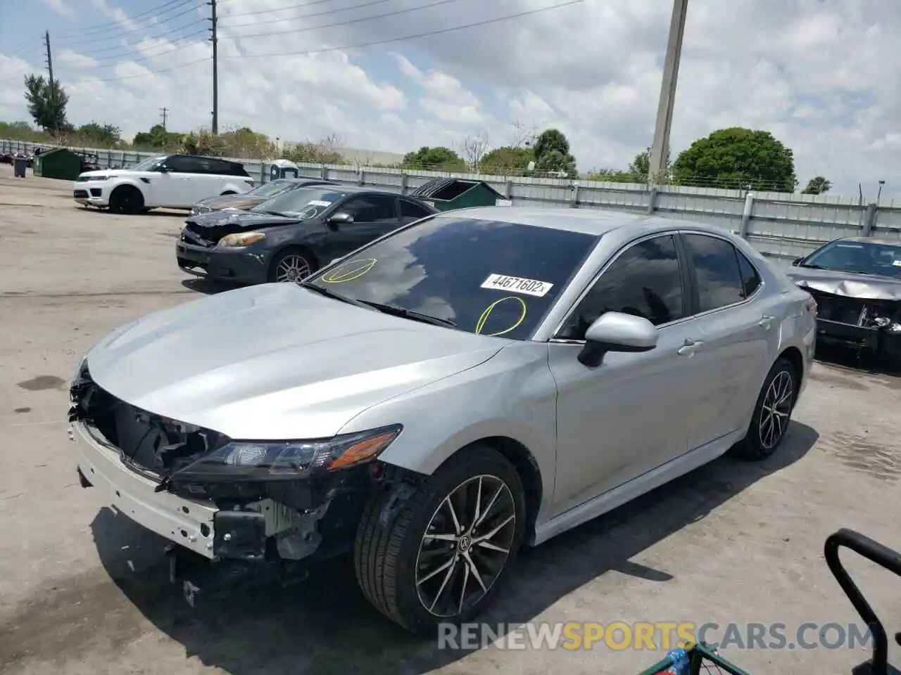 2 Photograph of a damaged car 4T1G11AK2MU460496 TOYOTA CAMRY 2021