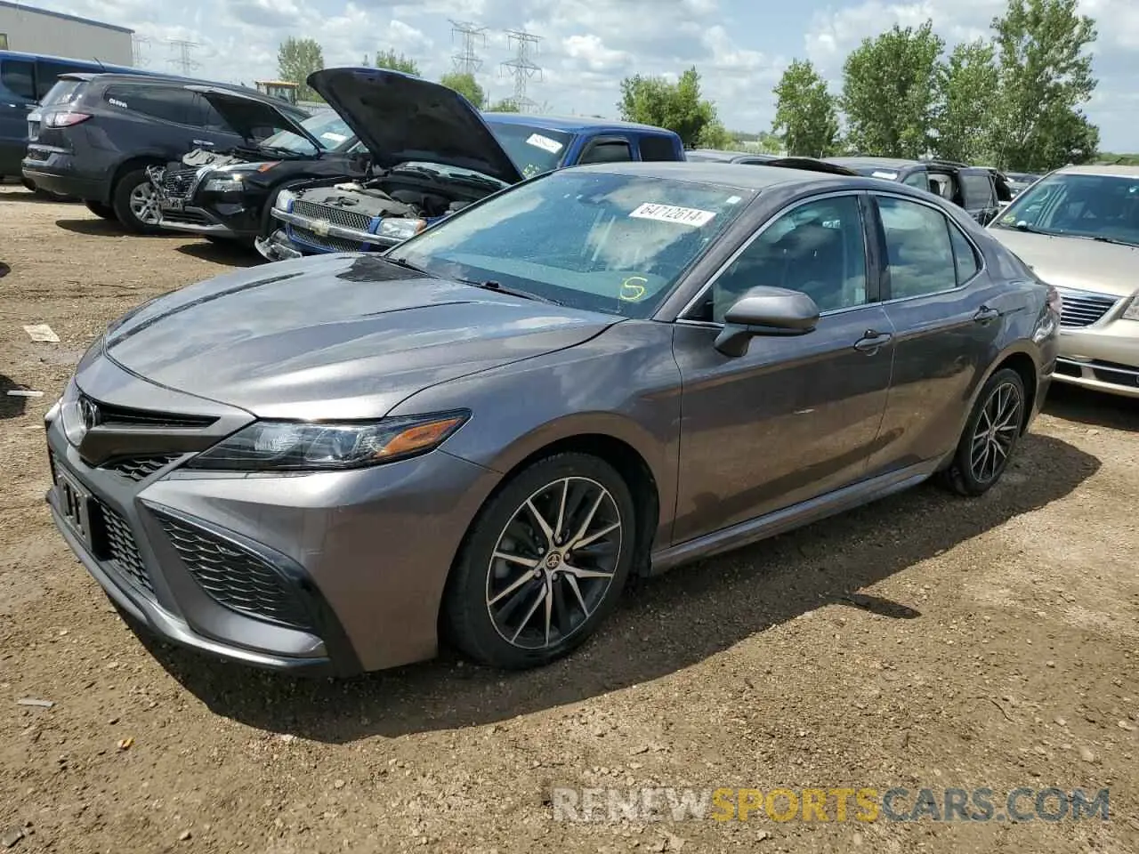1 Photograph of a damaged car 4T1G11AK2MU468713 TOYOTA CAMRY 2021