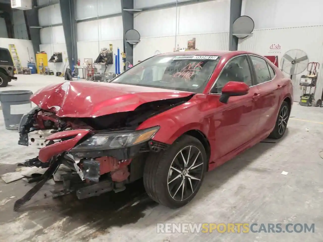 2 Photograph of a damaged car 4T1G11AK2MU470140 TOYOTA CAMRY 2021