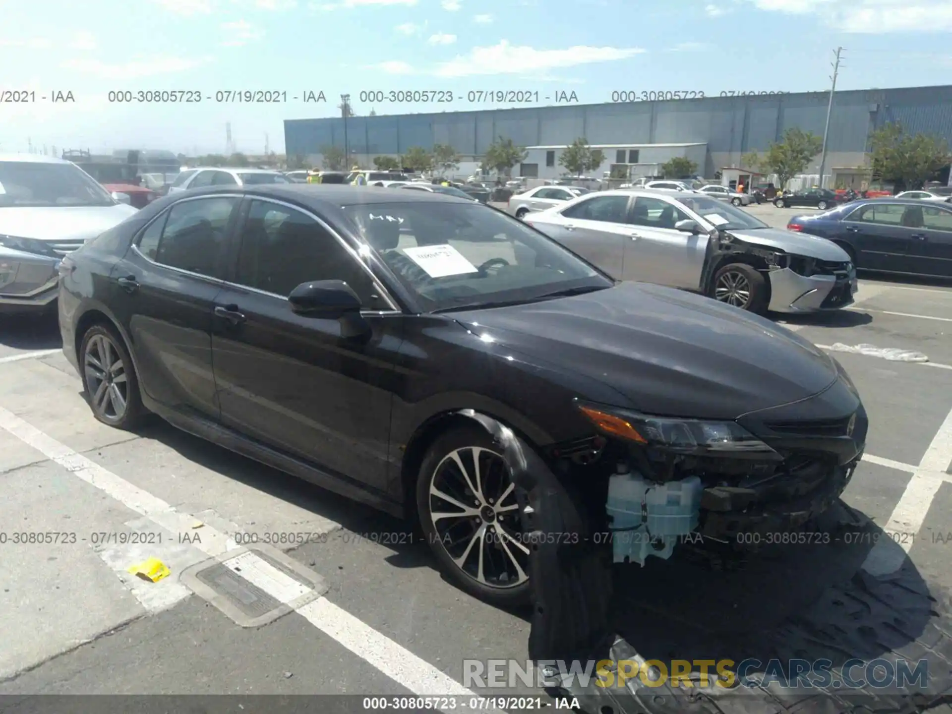 1 Photograph of a damaged car 4T1G11AK2MU472065 TOYOTA CAMRY 2021