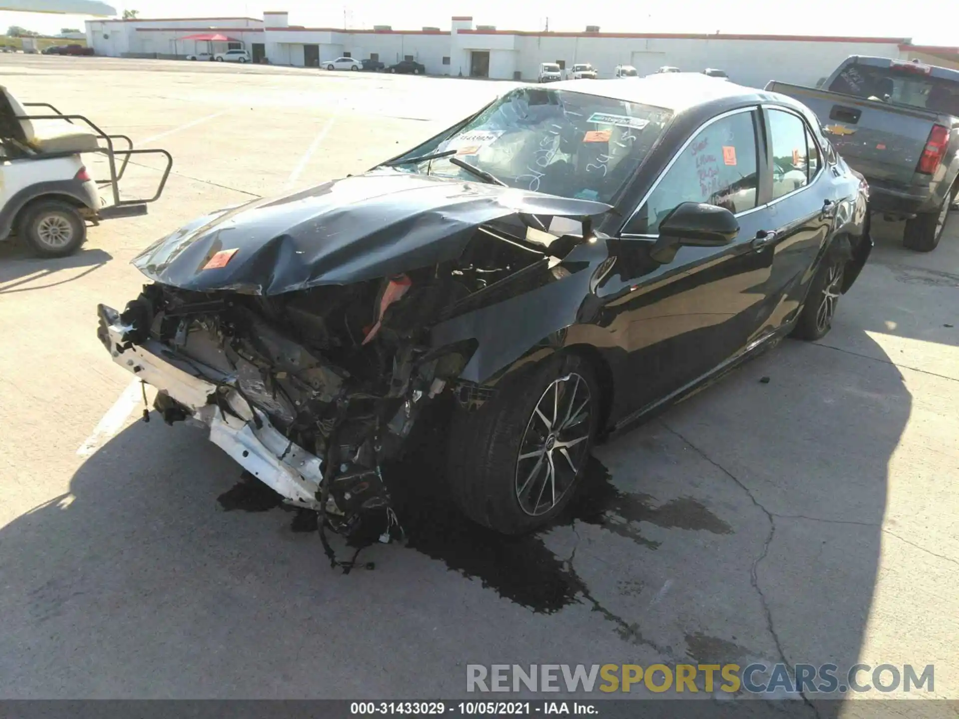 2 Photograph of a damaged car 4T1G11AK2MU480778 TOYOTA CAMRY 2021