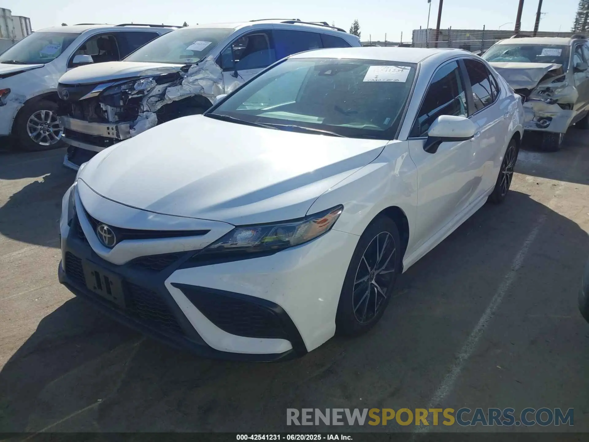 2 Photograph of a damaged car 4T1G11AK2MU488198 TOYOTA CAMRY 2021