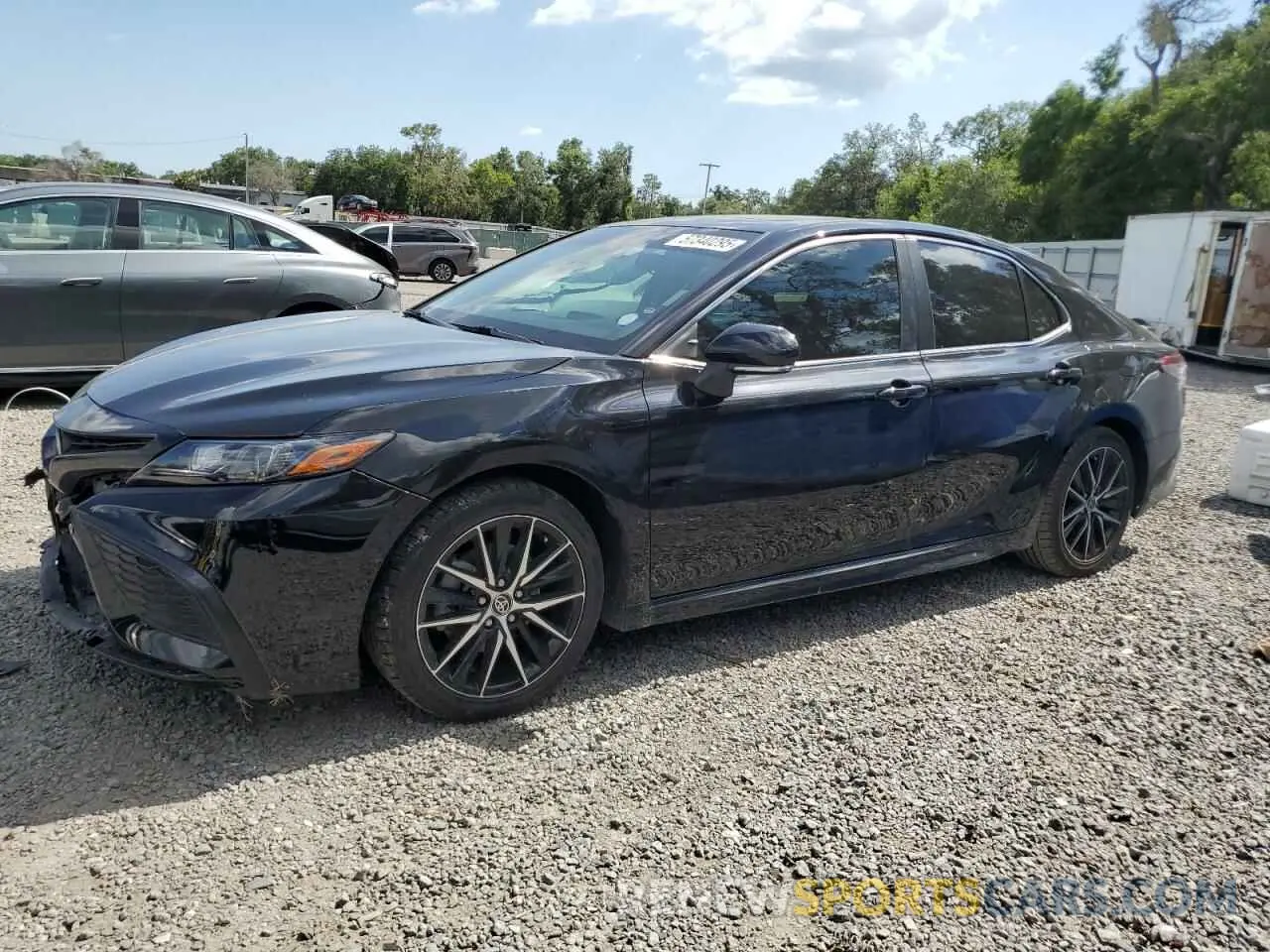 1 Photograph of a damaged car 4T1G11AK2MU492901 TOYOTA CAMRY 2021