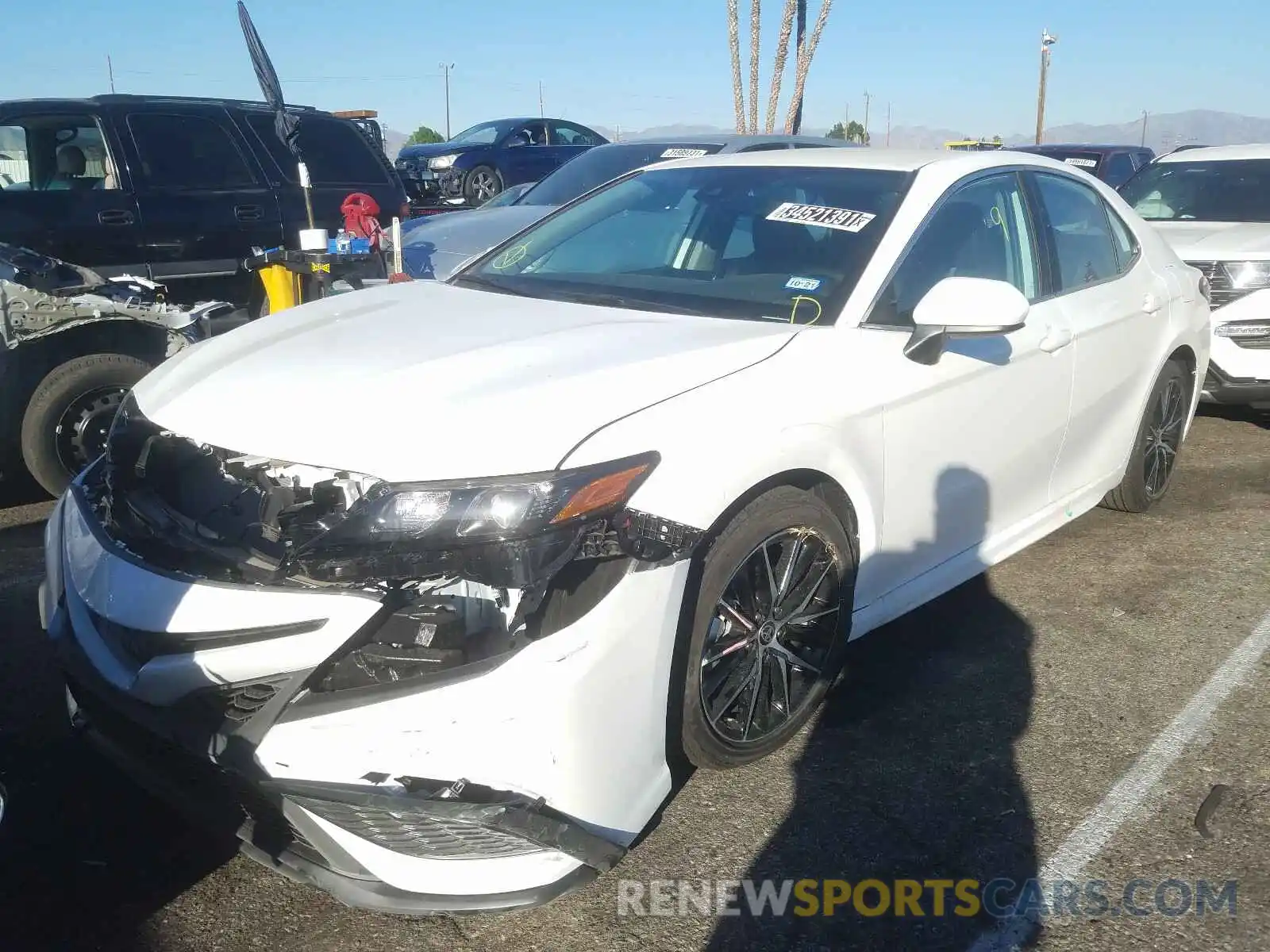 2 Photograph of a damaged car 4T1G11AK2MU512323 TOYOTA CAMRY 2021