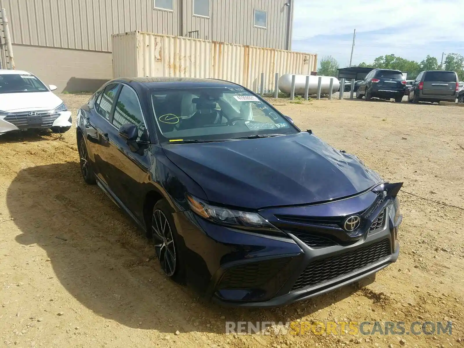 1 Photograph of a damaged car 4T1G11AK2MU518767 TOYOTA CAMRY 2021