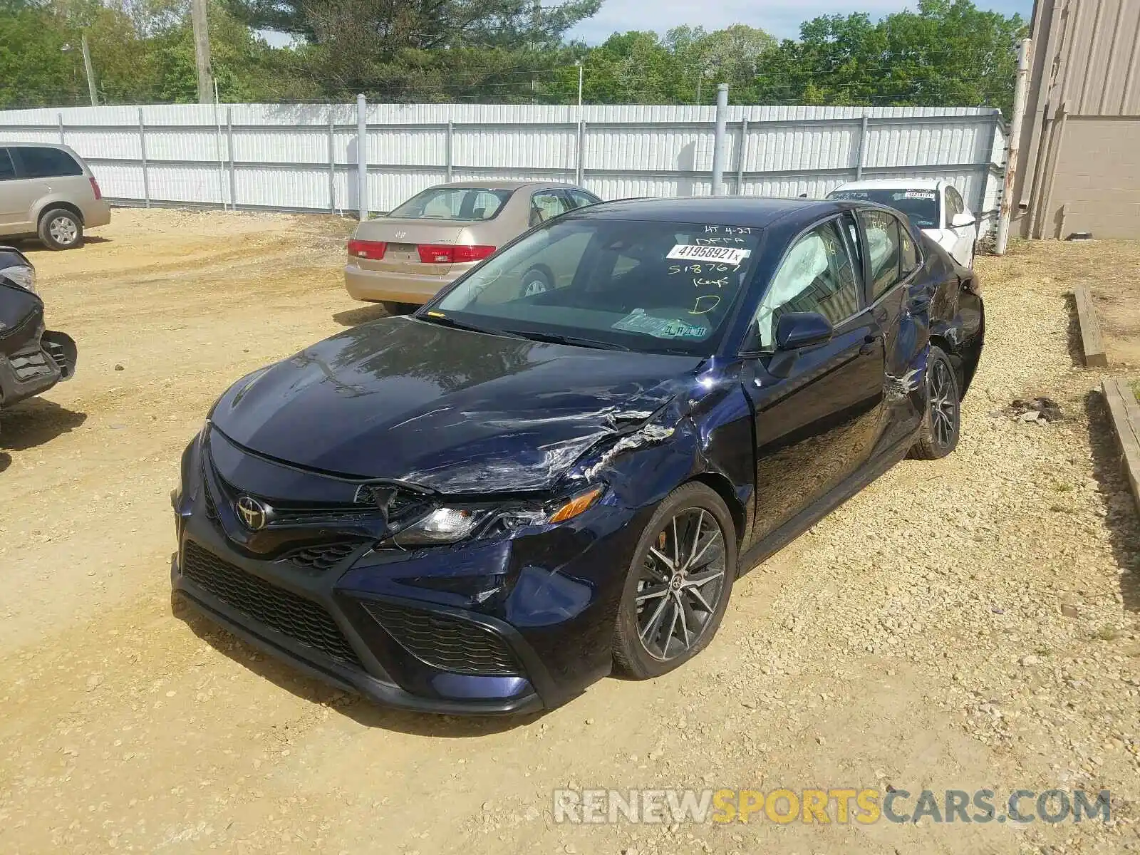 2 Photograph of a damaged car 4T1G11AK2MU518767 TOYOTA CAMRY 2021