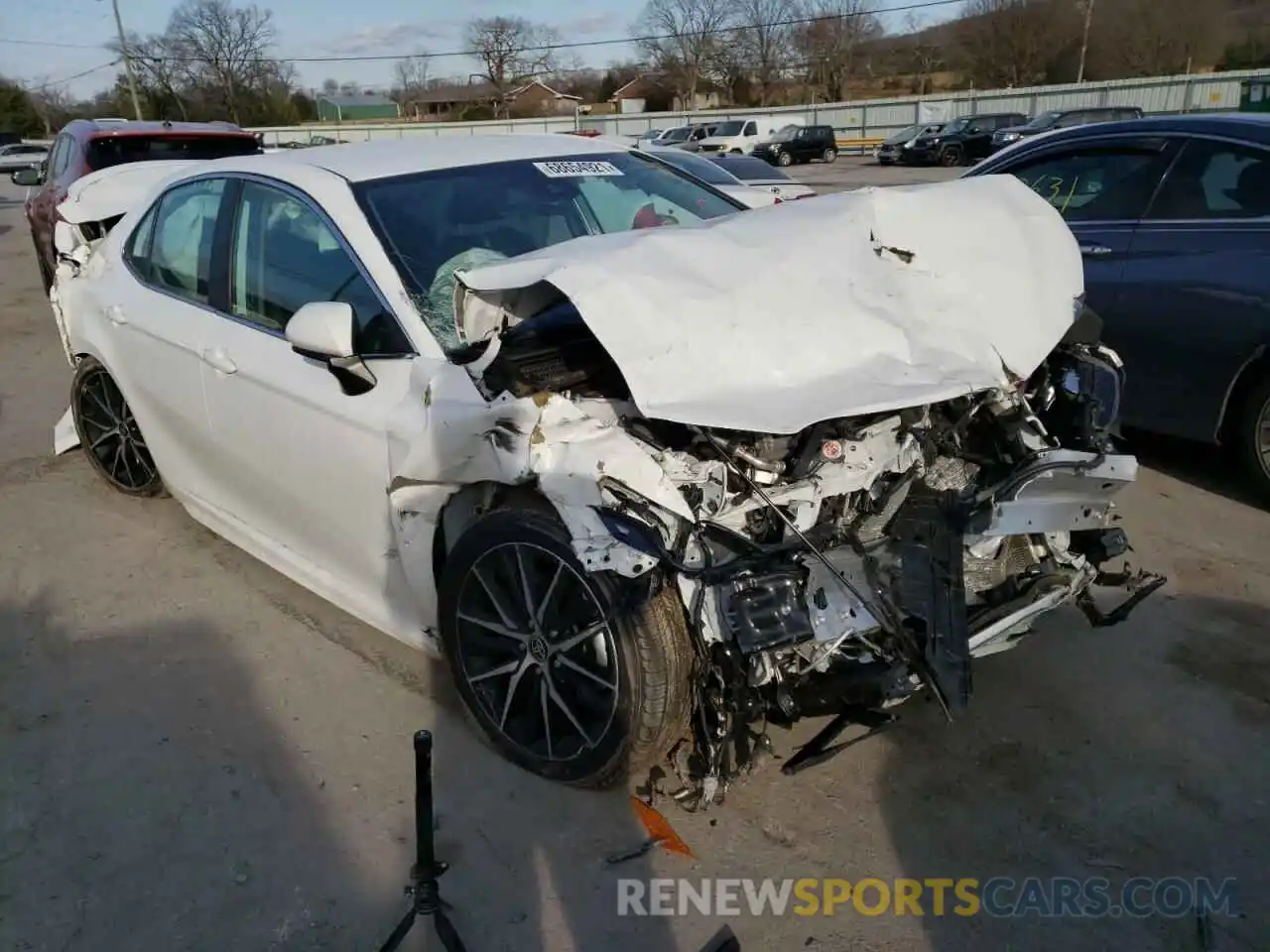 1 Photograph of a damaged car 4T1G11AK2MU518879 TOYOTA CAMRY 2021