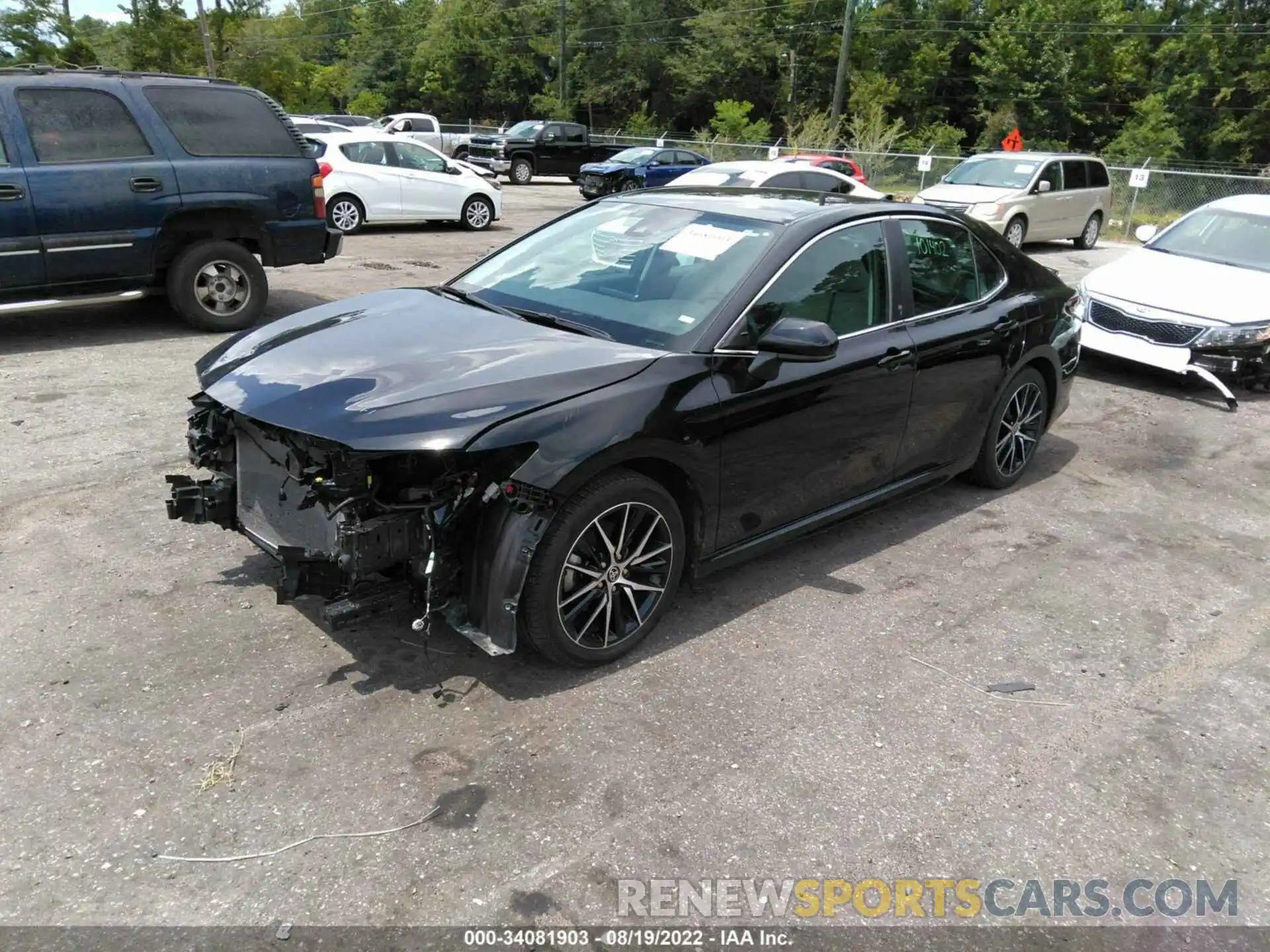 2 Photograph of a damaged car 4T1G11AK2MU522317 TOYOTA CAMRY 2021