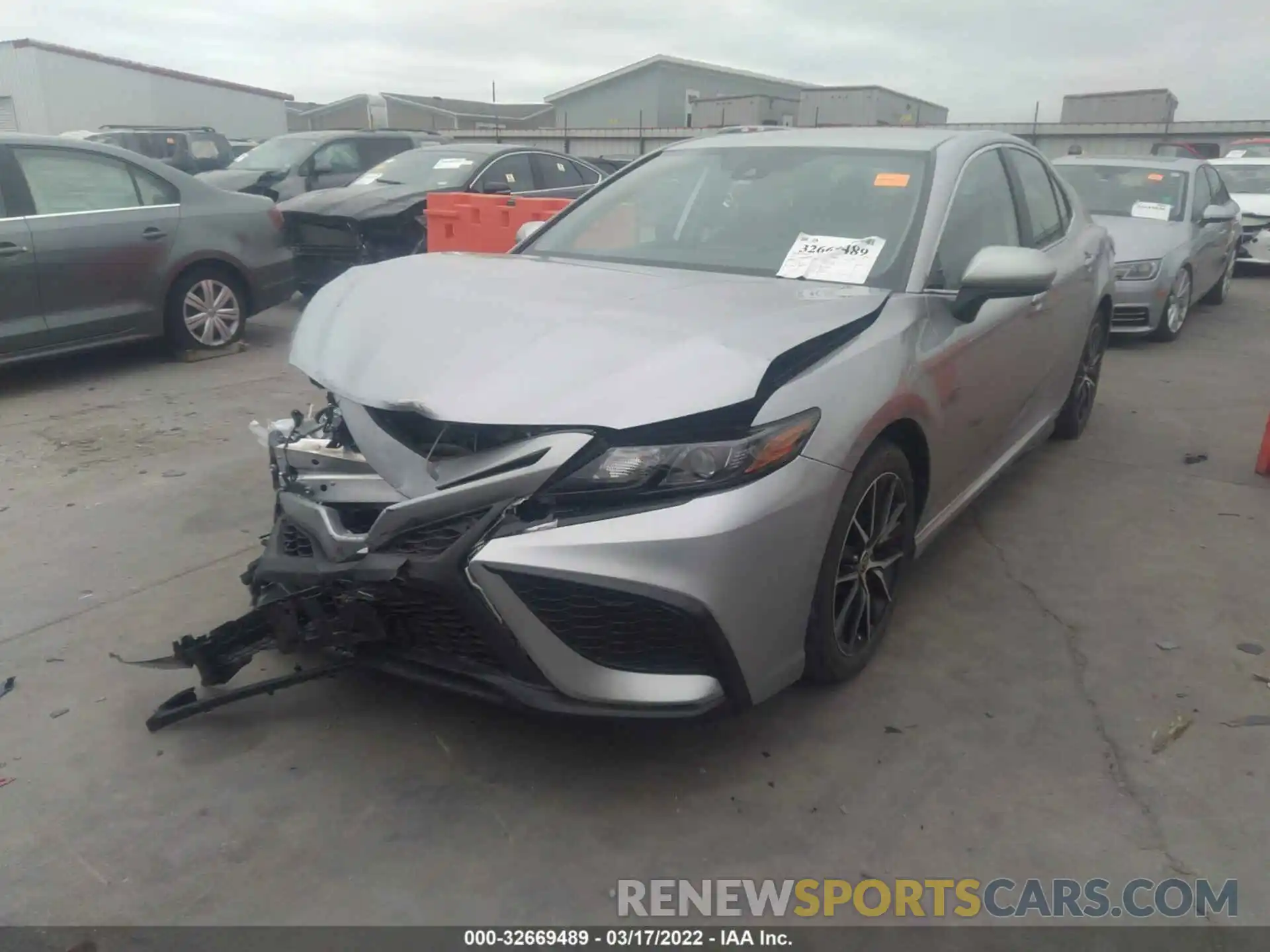 2 Photograph of a damaged car 4T1G11AK2MU534855 TOYOTA CAMRY 2021