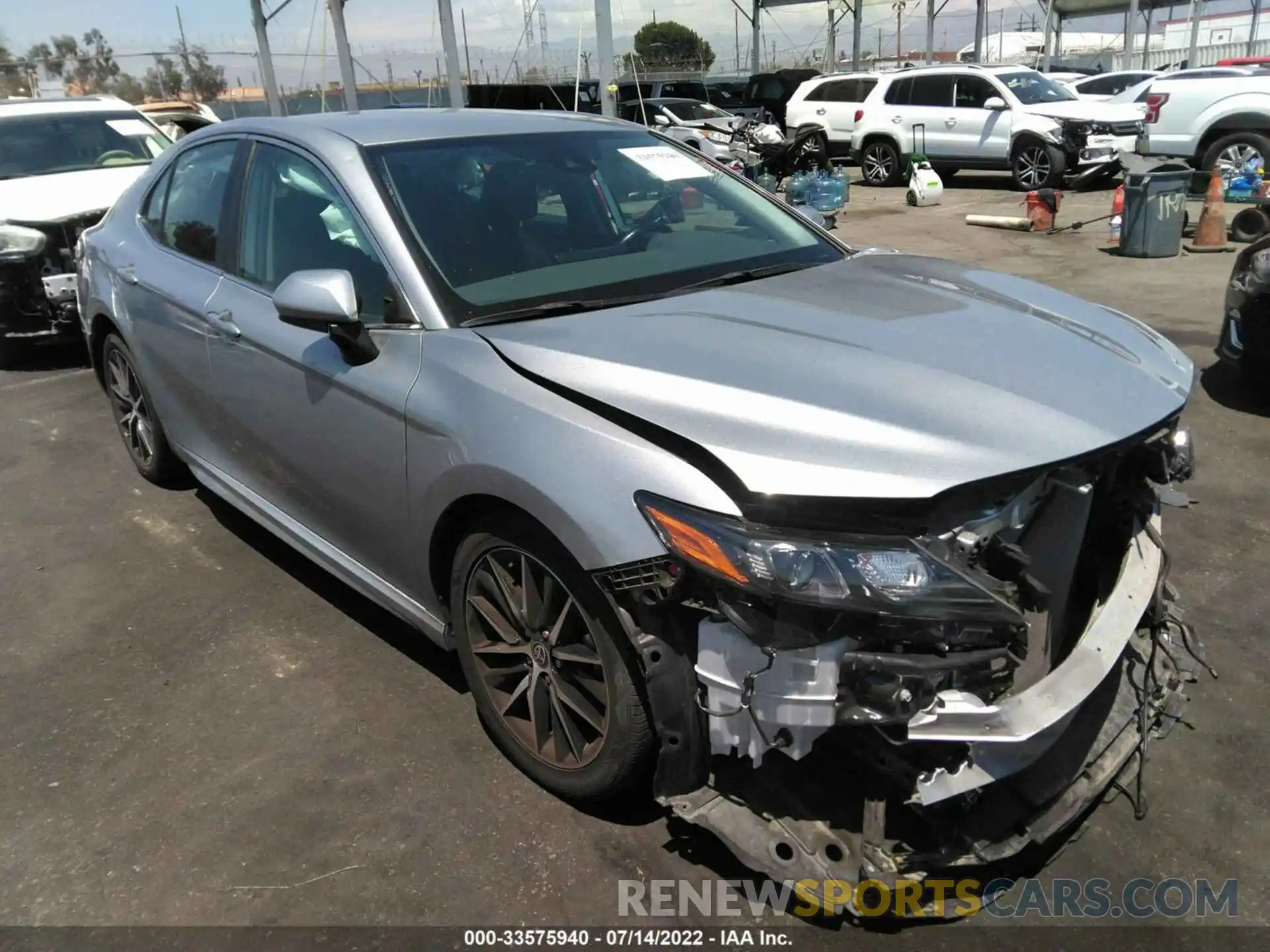 1 Photograph of a damaged car 4T1G11AK2MU544334 TOYOTA CAMRY 2021