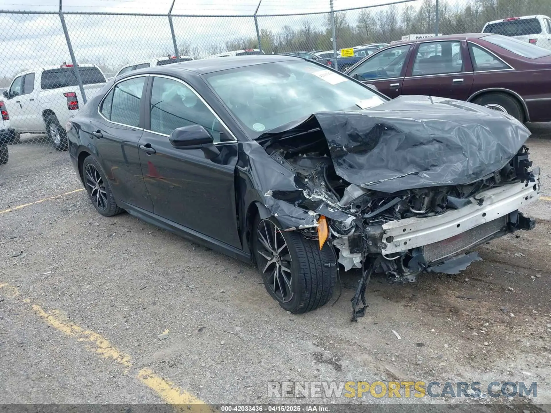 1 Photograph of a damaged car 4T1G11AK2MU548996 TOYOTA CAMRY 2021