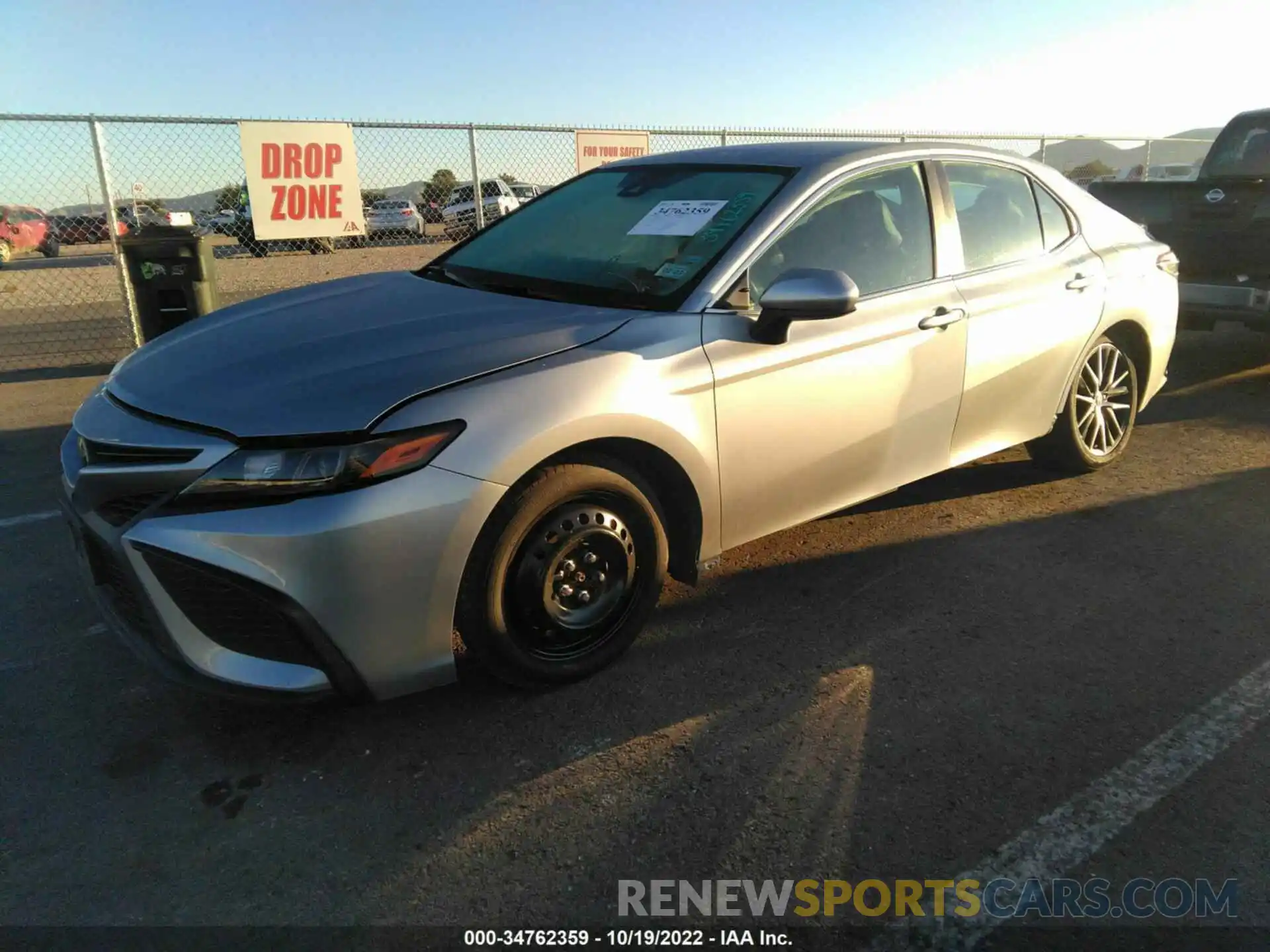 2 Photograph of a damaged car 4T1G11AK2MU560890 TOYOTA CAMRY 2021