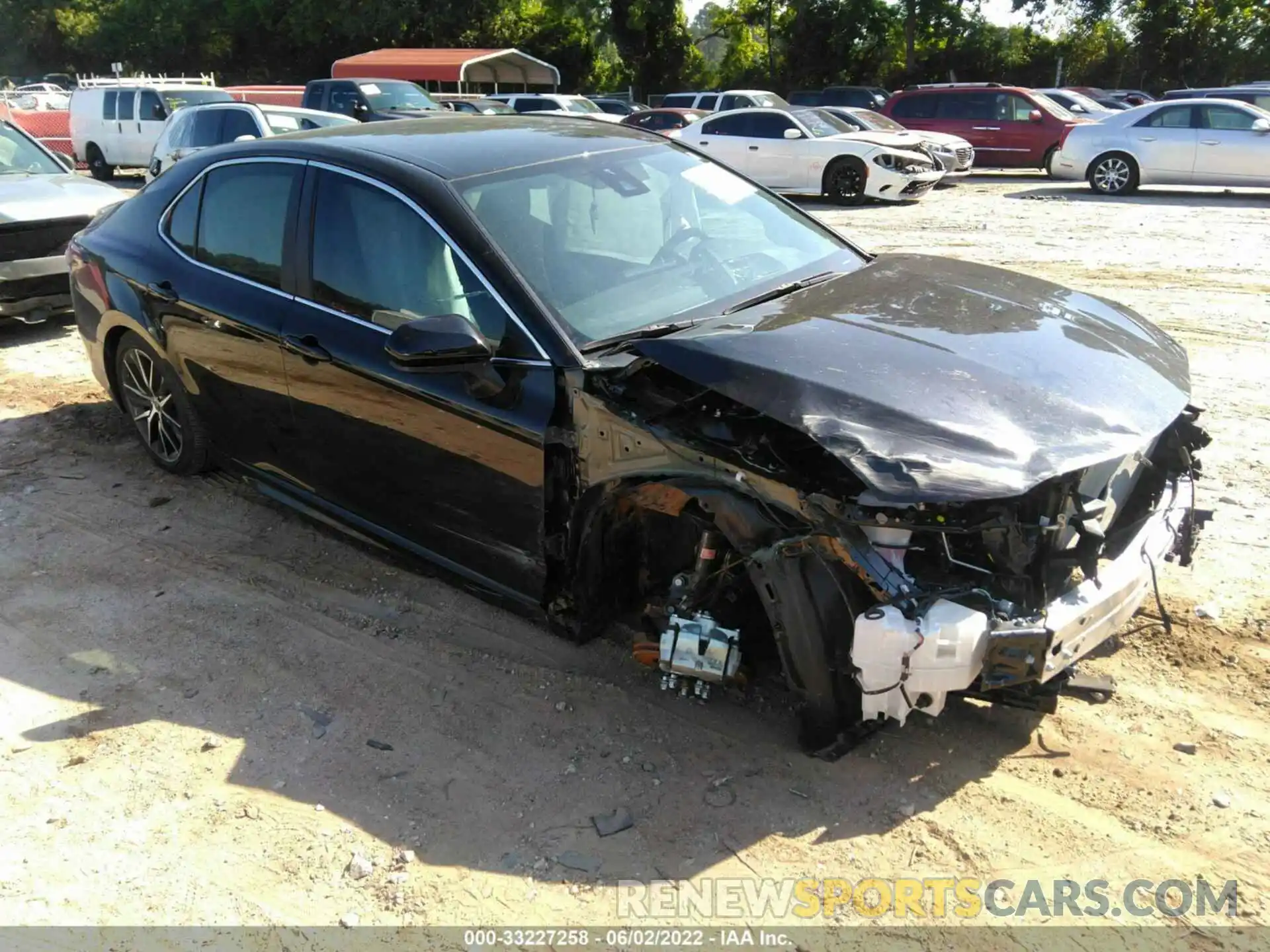 1 Photograph of a damaged car 4T1G11AK2MU576989 TOYOTA CAMRY 2021