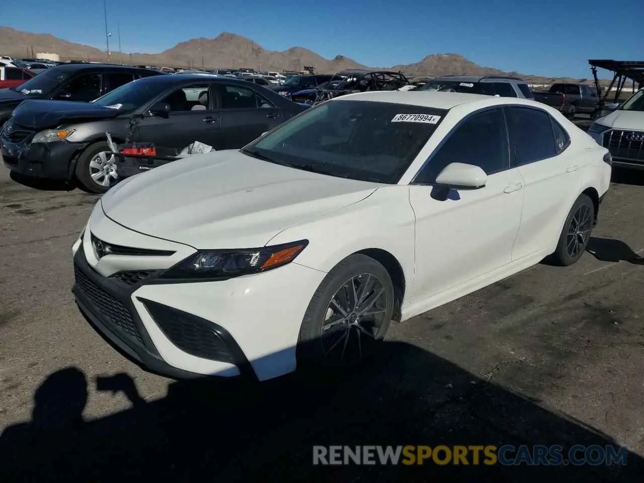 1 Photograph of a damaged car 4T1G11AK2MU580668 TOYOTA CAMRY 2021