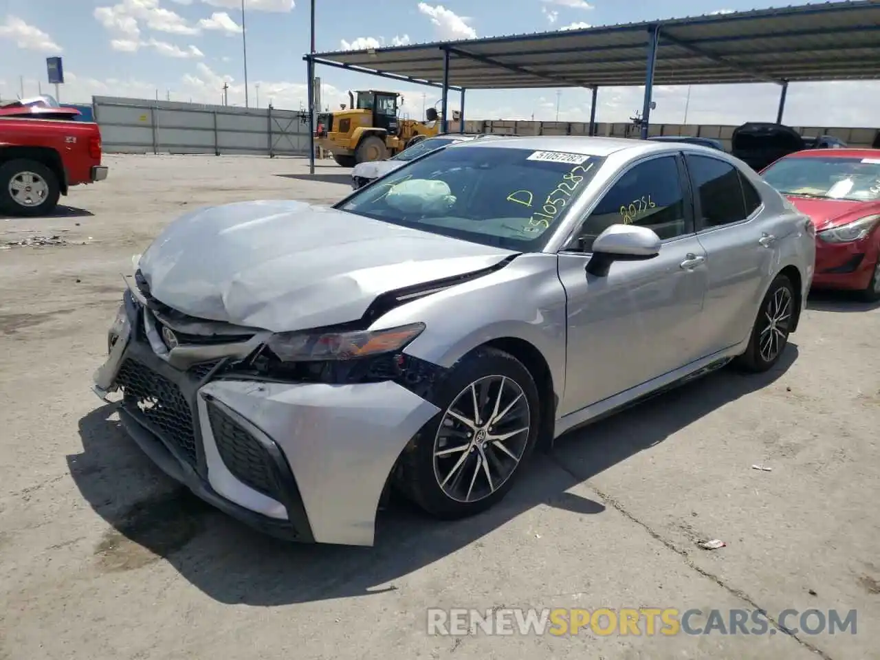 2 Photograph of a damaged car 4T1G11AK2MU594280 TOYOTA CAMRY 2021