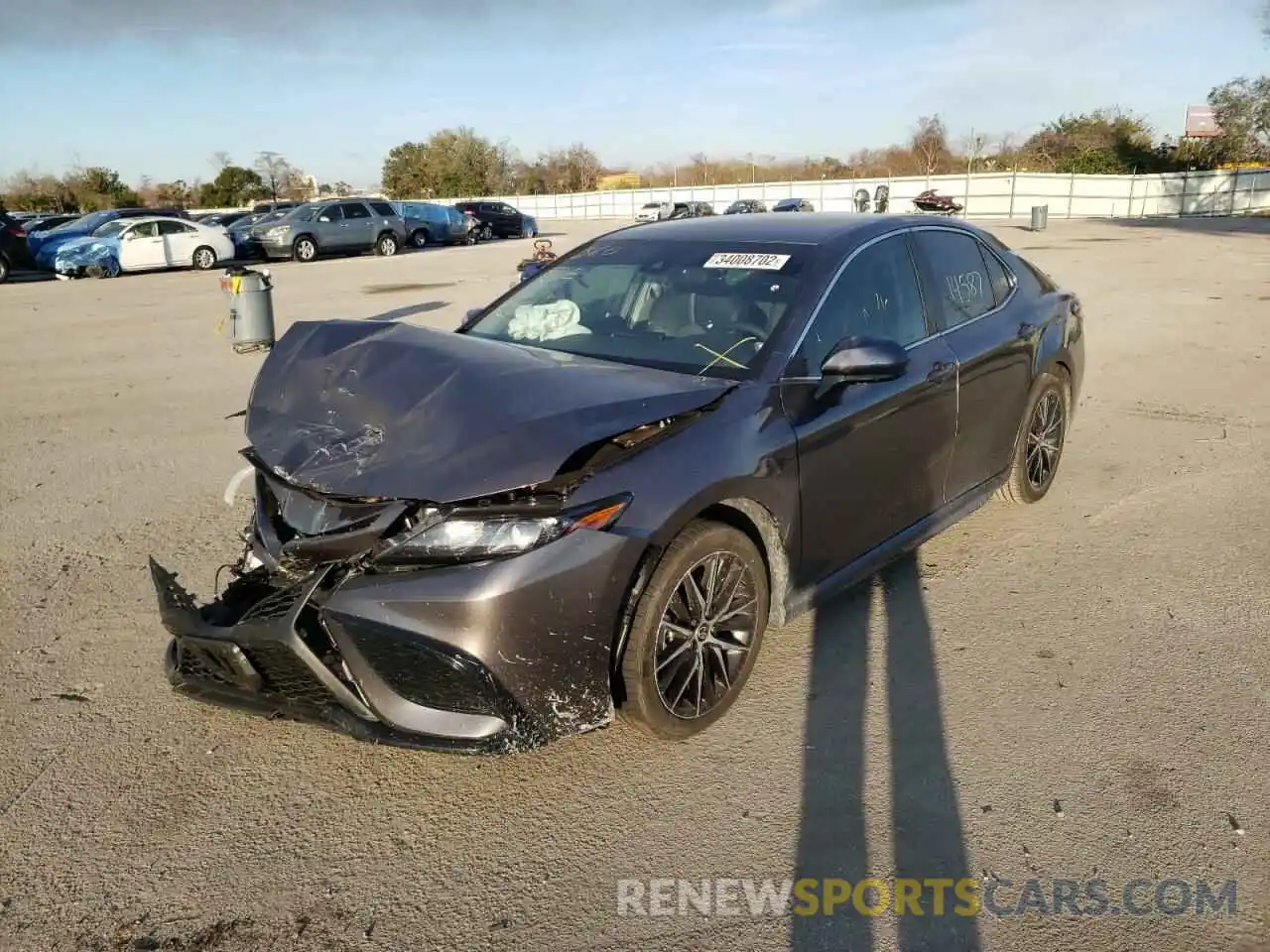 2 Photograph of a damaged car 4T1G11AK2MU610736 TOYOTA CAMRY 2021