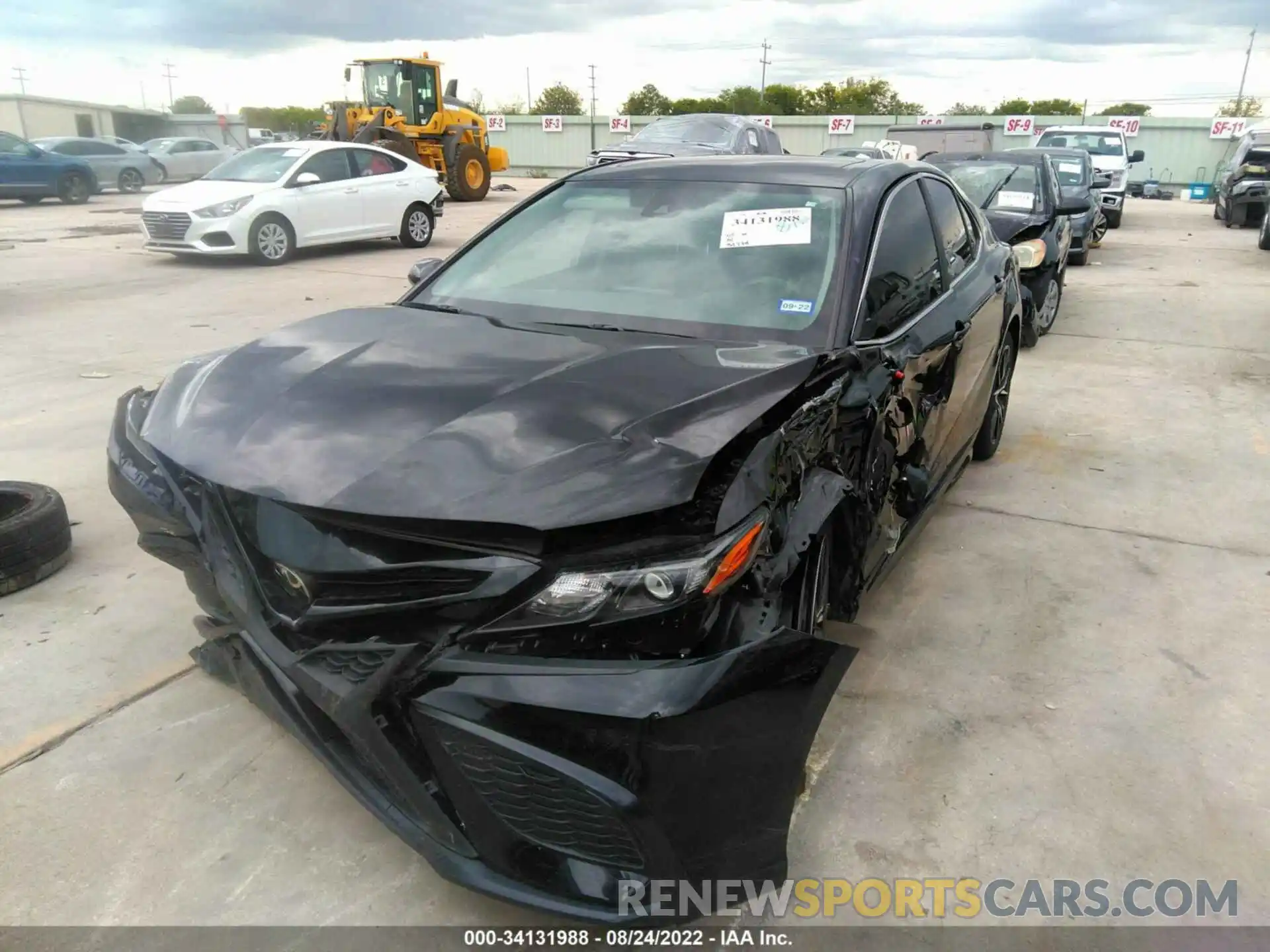 2 Photograph of a damaged car 4T1G11AK3MU403076 TOYOTA CAMRY 2021