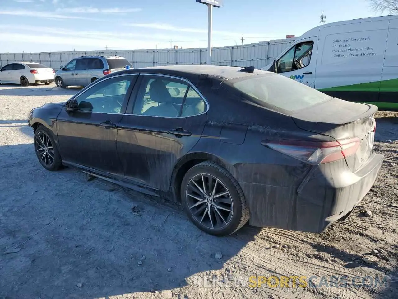 2 Photograph of a damaged car 4T1G11AK3MU413364 TOYOTA CAMRY 2021