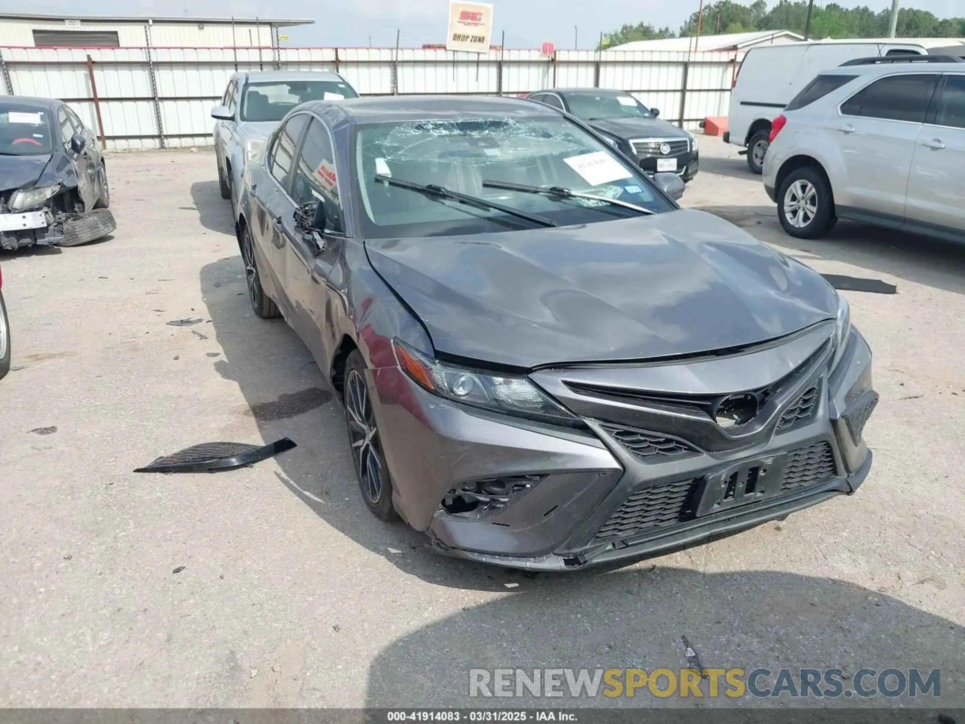 1 Photograph of a damaged car 4T1G11AK3MU421254 TOYOTA CAMRY 2021