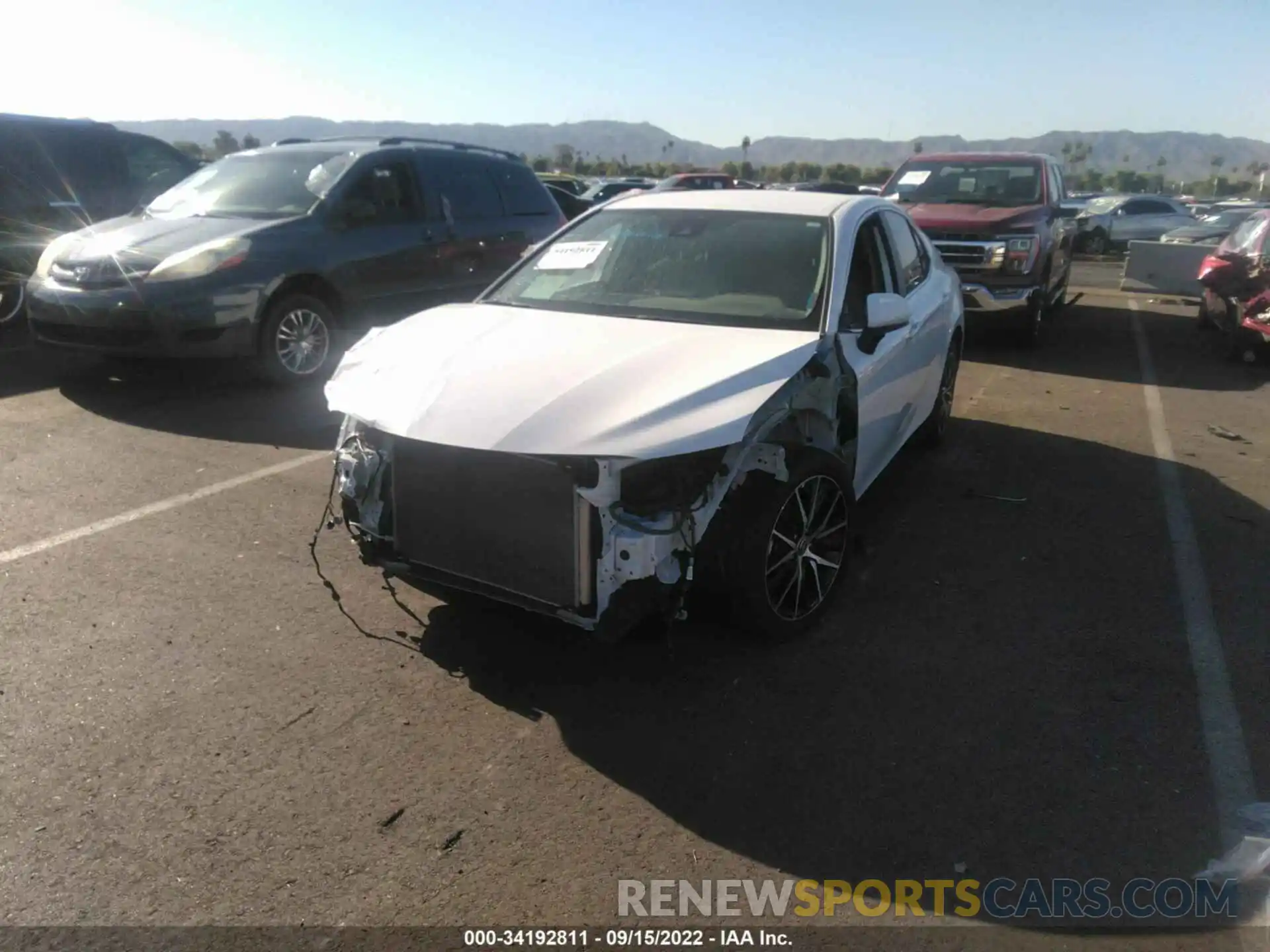 2 Photograph of a damaged car 4T1G11AK3MU435526 TOYOTA CAMRY 2021