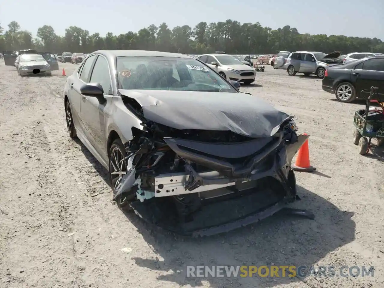 1 Photograph of a damaged car 4T1G11AK3MU437910 TOYOTA CAMRY 2021