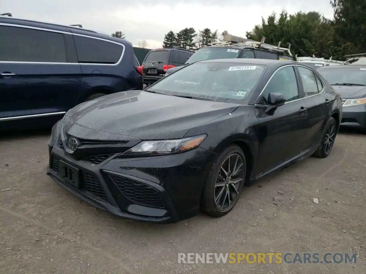 2 Photograph of a damaged car 4T1G11AK3MU465027 TOYOTA CAMRY 2021