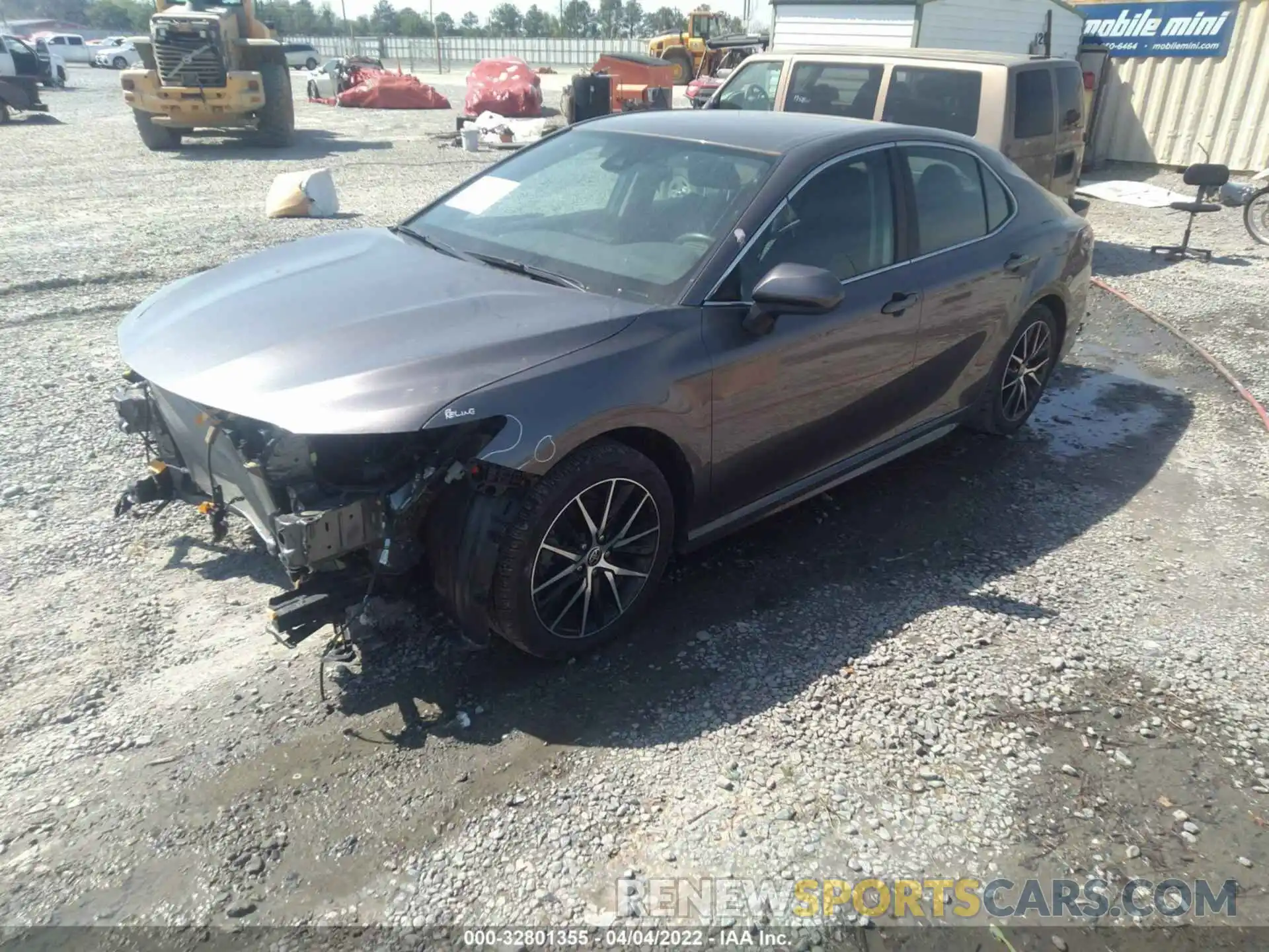 2 Photograph of a damaged car 4T1G11AK3MU468039 TOYOTA CAMRY 2021