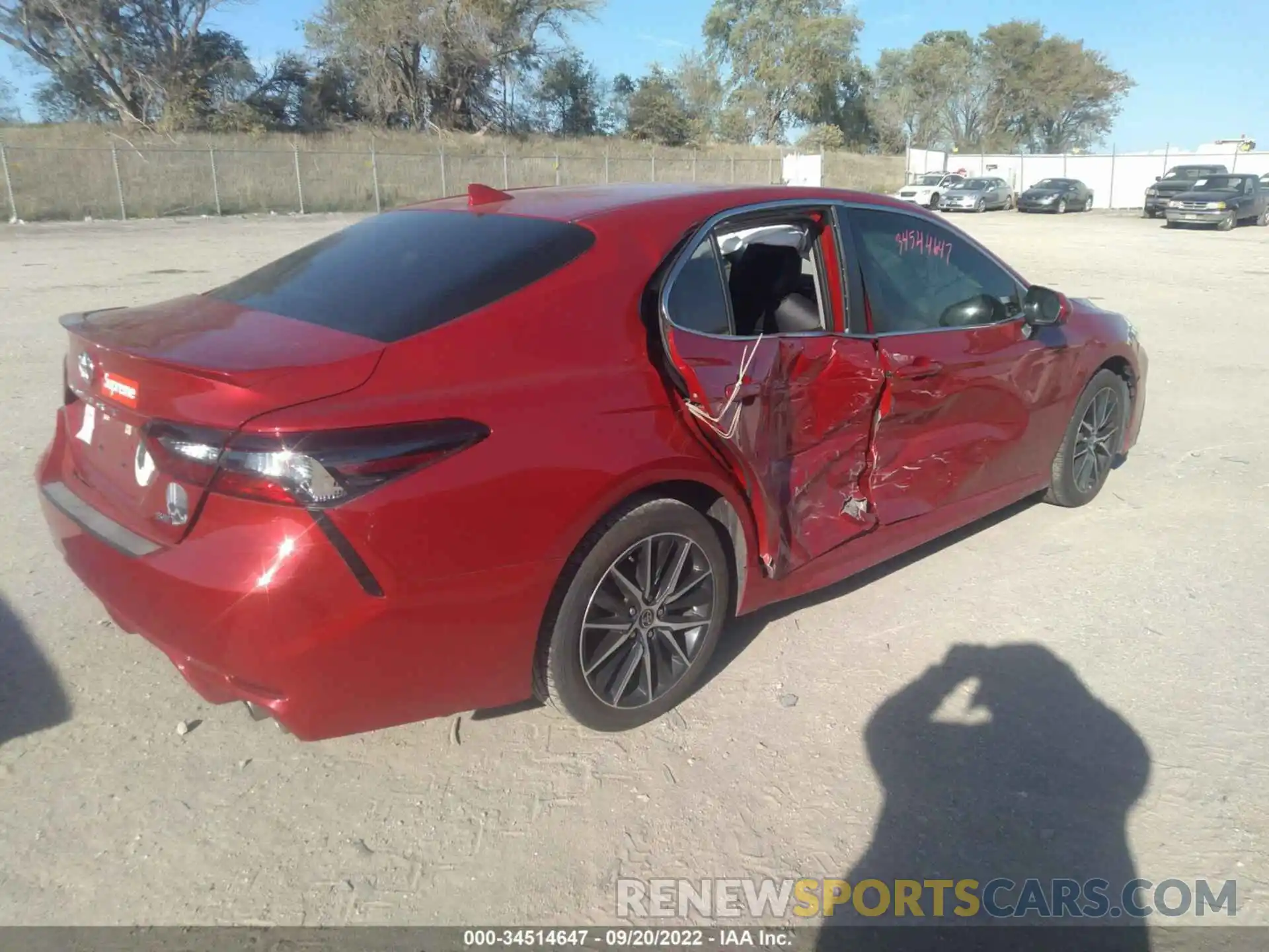 4 Photograph of a damaged car 4T1G11AK3MU474956 TOYOTA CAMRY 2021