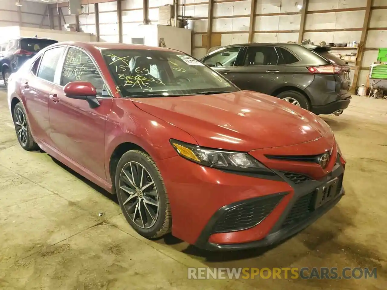 1 Photograph of a damaged car 4T1G11AK3MU477517 TOYOTA CAMRY 2021