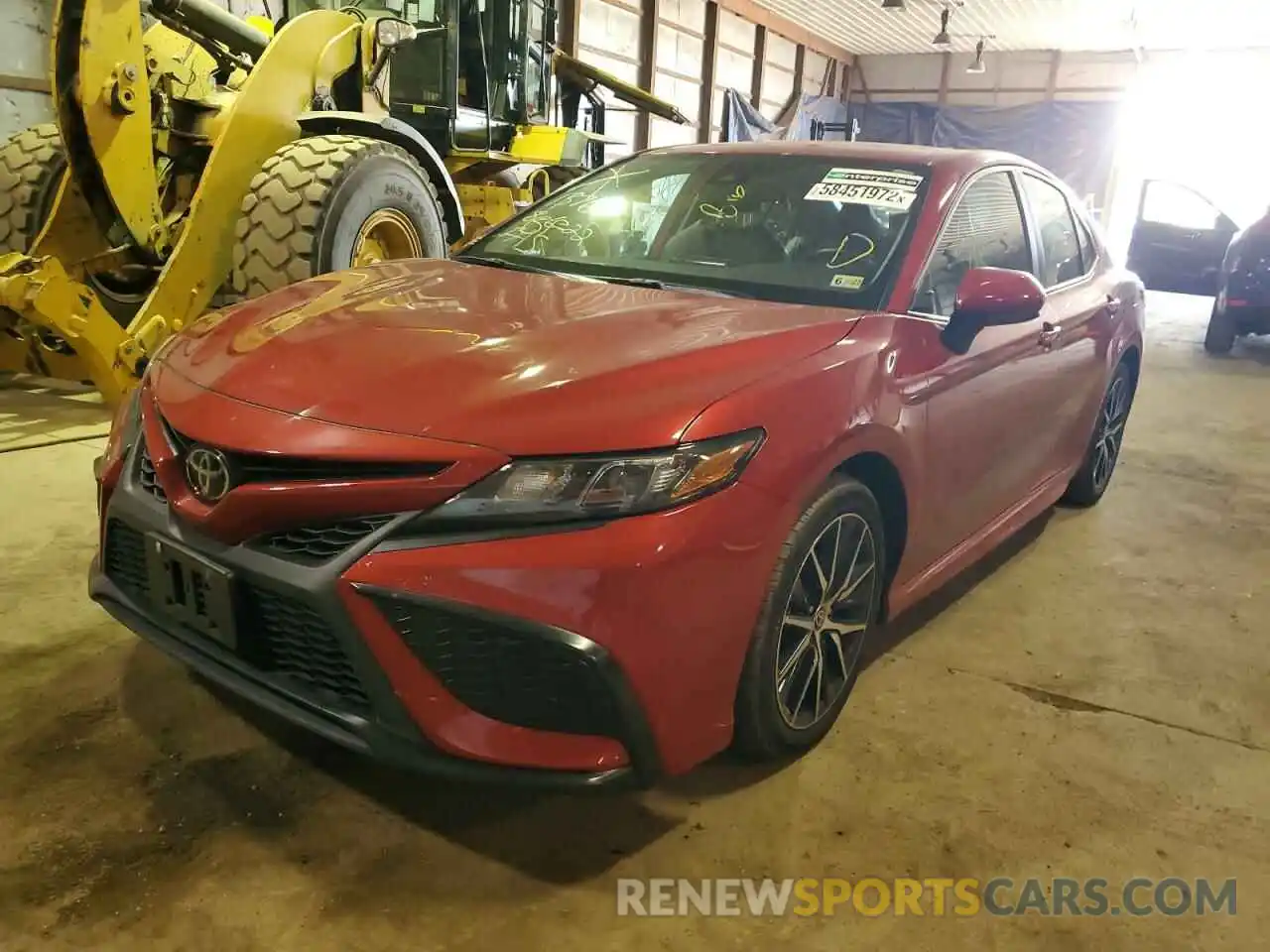 2 Photograph of a damaged car 4T1G11AK3MU477517 TOYOTA CAMRY 2021