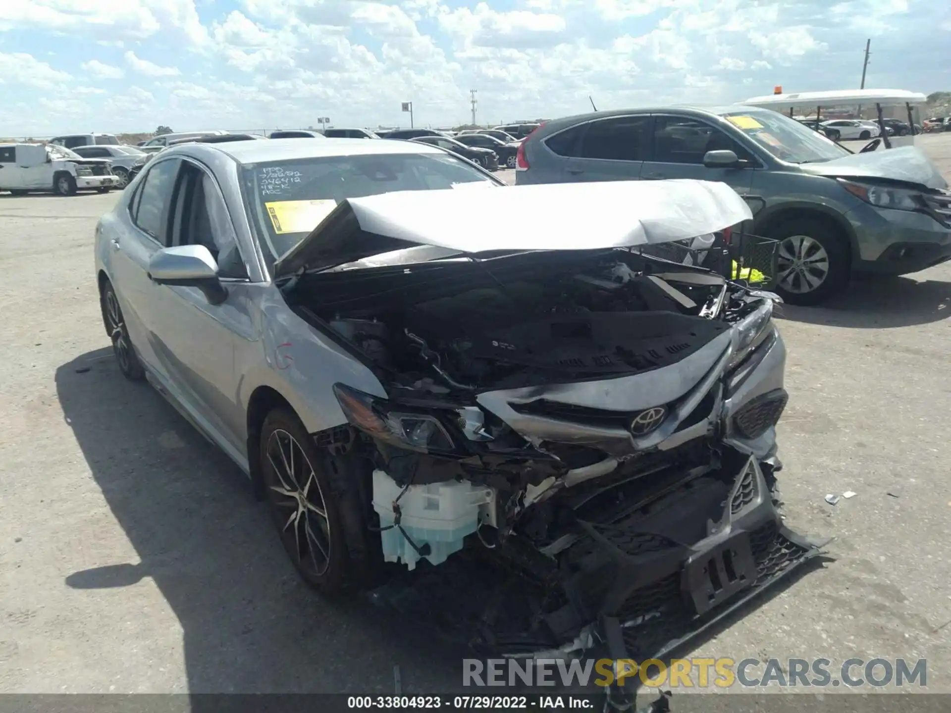 1 Photograph of a damaged car 4T1G11AK3MU477842 TOYOTA CAMRY 2021