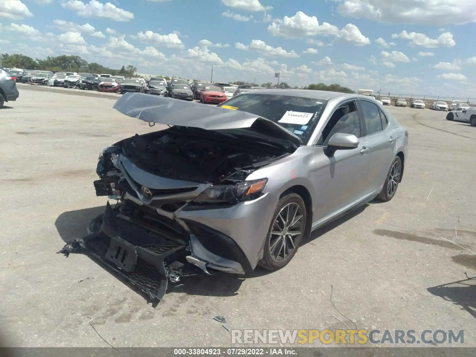 2 Photograph of a damaged car 4T1G11AK3MU477842 TOYOTA CAMRY 2021