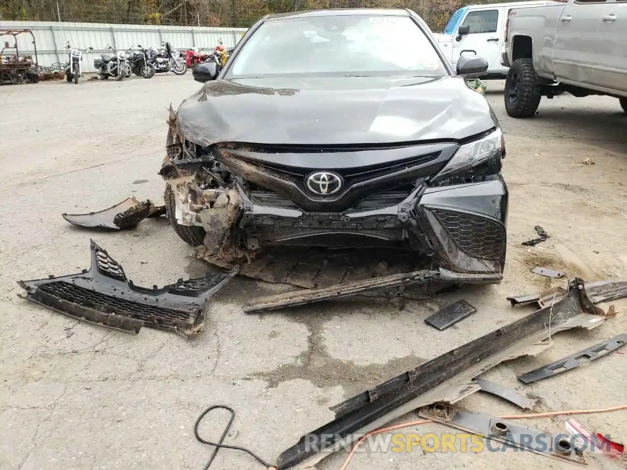 9 Photograph of a damaged car 4T1G11AK3MU482913 TOYOTA CAMRY 2021