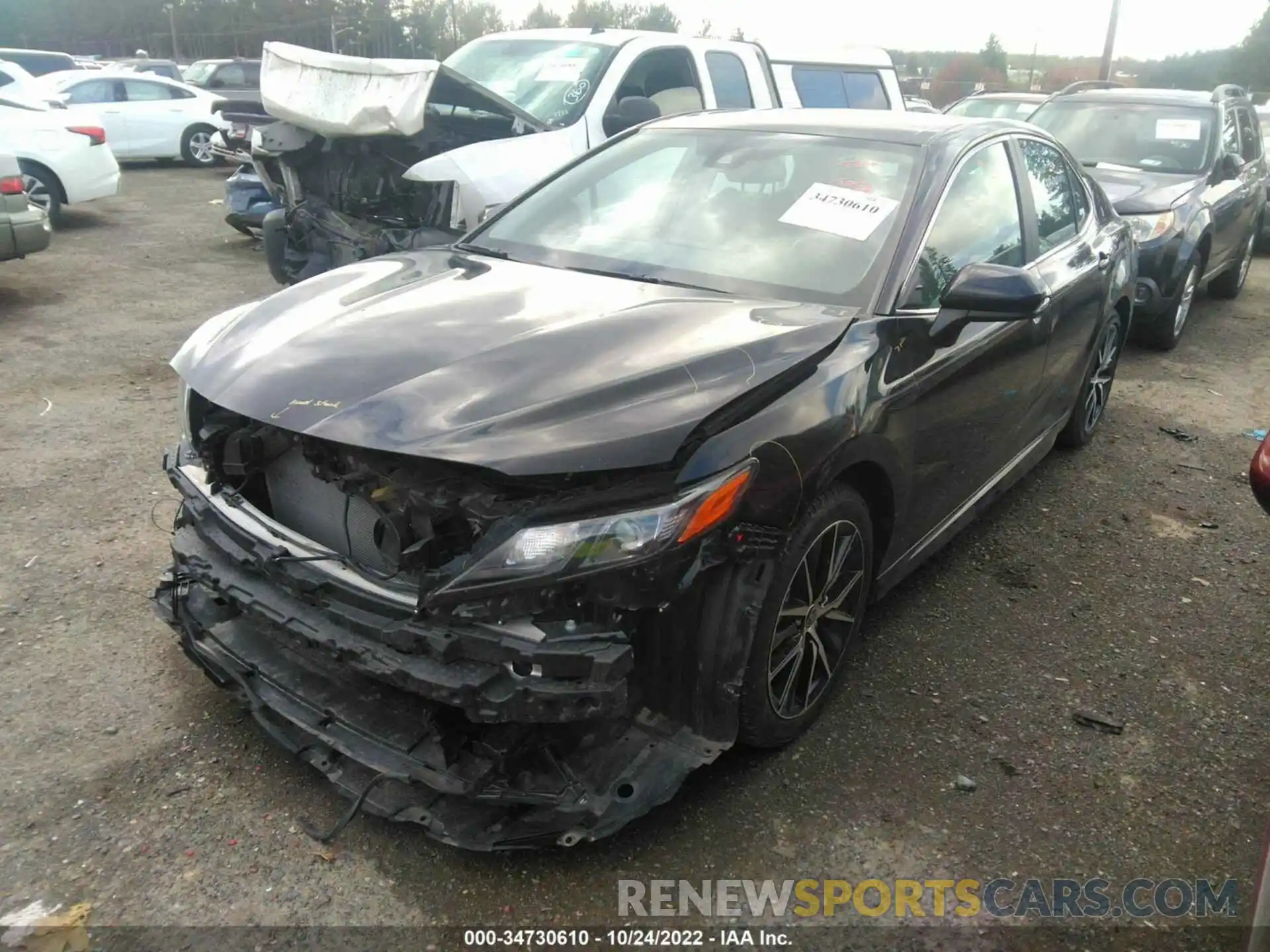 2 Photograph of a damaged car 4T1G11AK3MU484886 TOYOTA CAMRY 2021