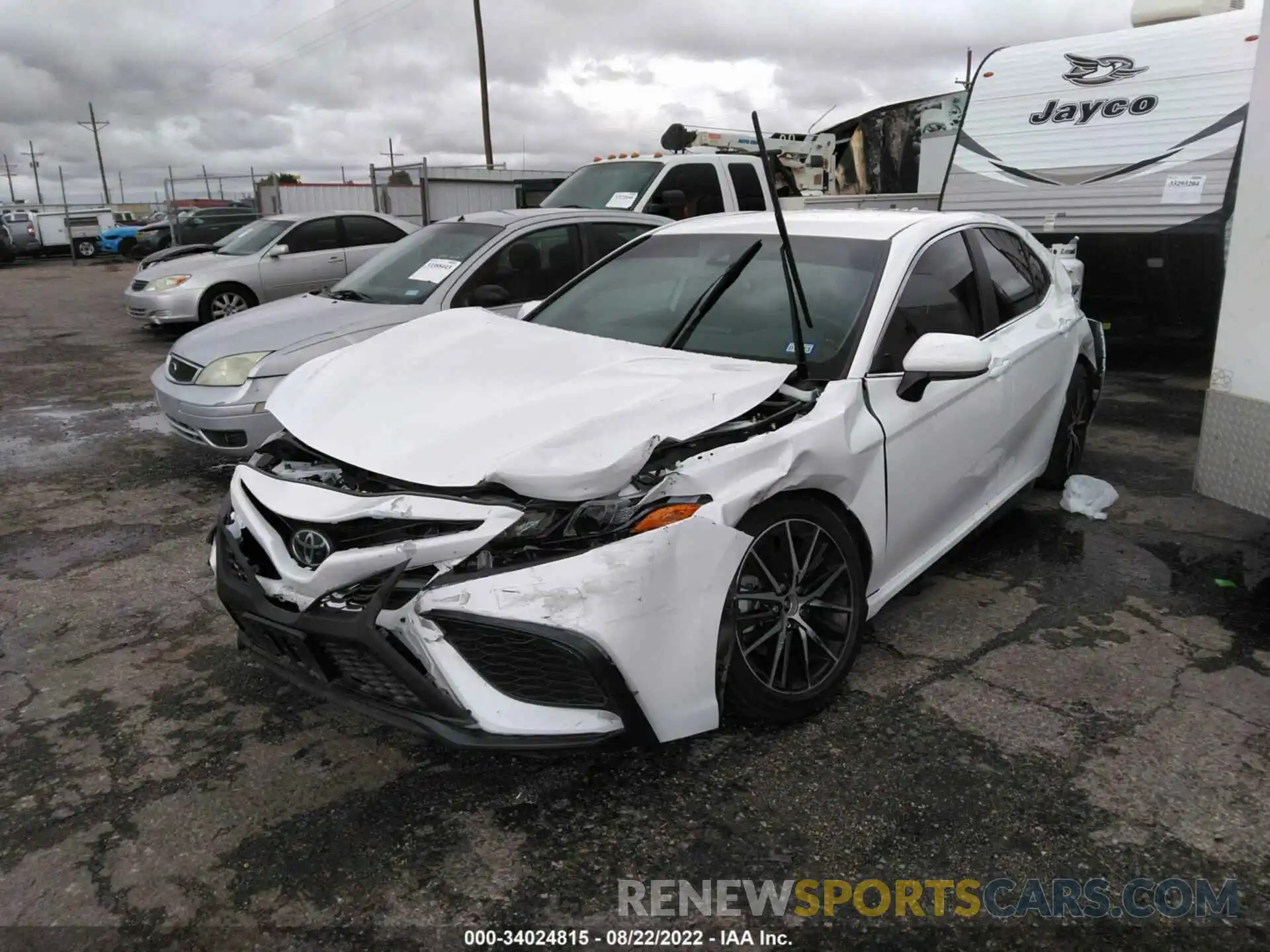 2 Photograph of a damaged car 4T1G11AK3MU491630 TOYOTA CAMRY 2021