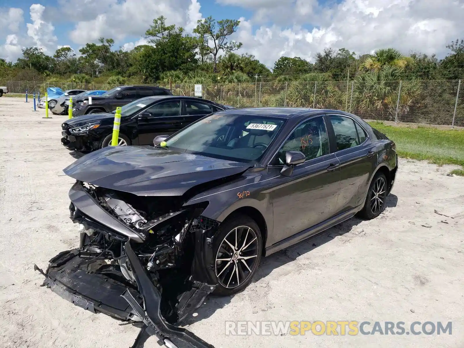 2 Photograph of a damaged car 4T1G11AK3MU514565 TOYOTA CAMRY 2021