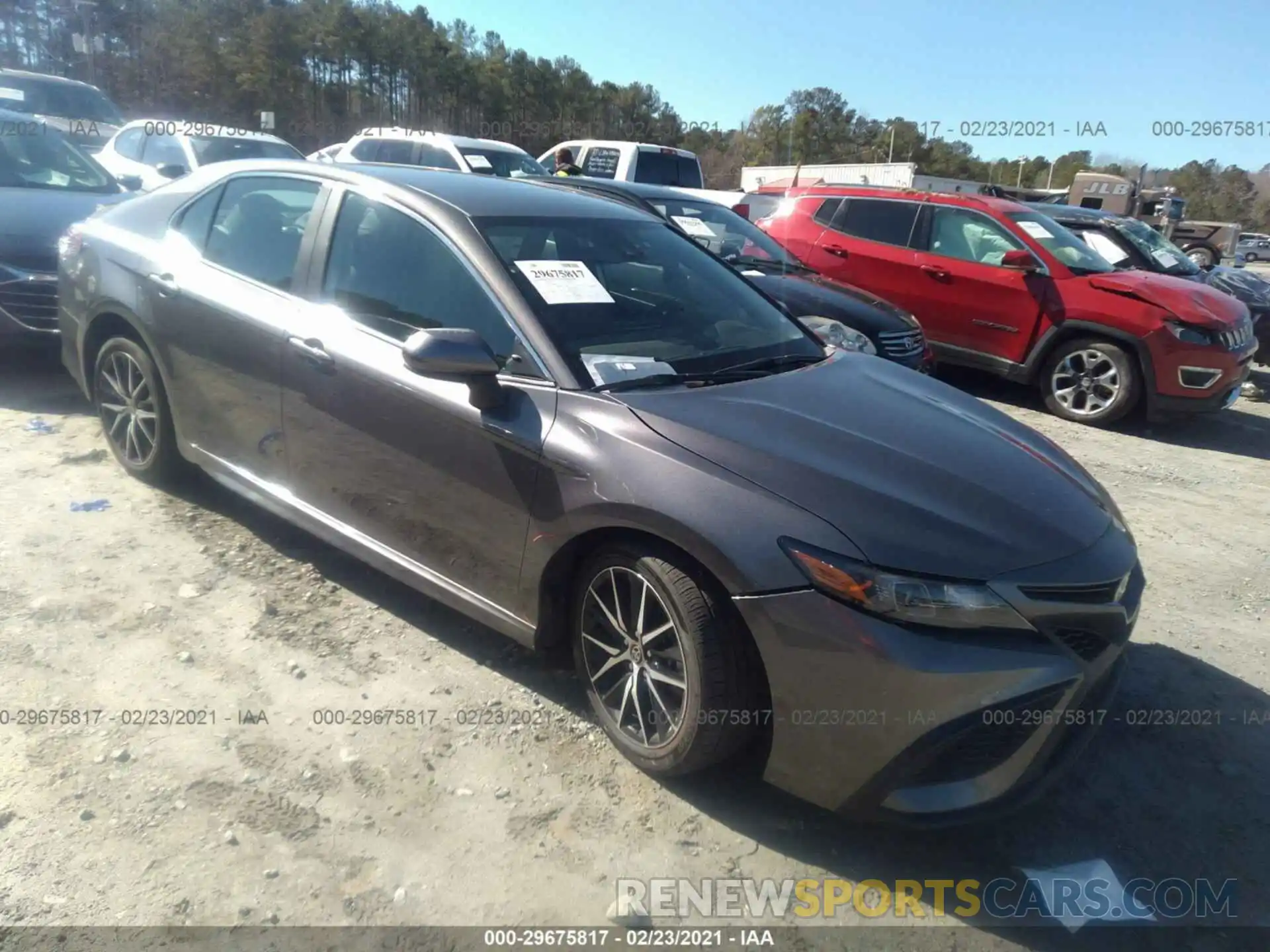 1 Photograph of a damaged car 4T1G11AK3MU518423 TOYOTA CAMRY 2021