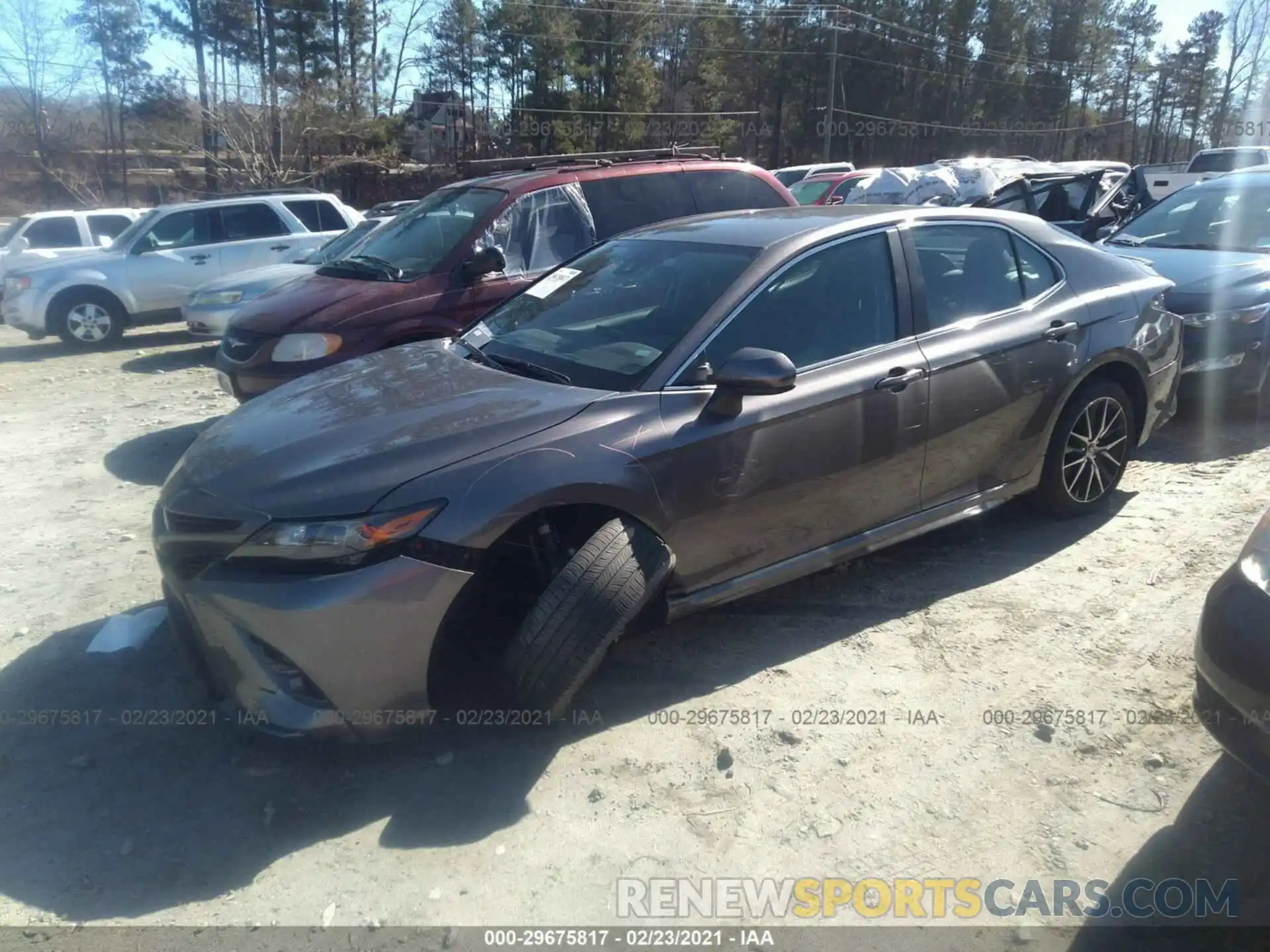 2 Photograph of a damaged car 4T1G11AK3MU518423 TOYOTA CAMRY 2021