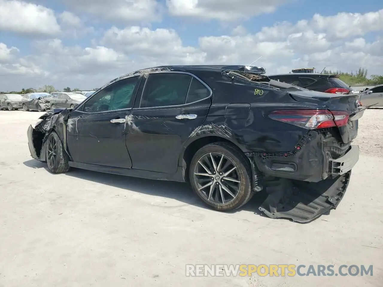 2 Photograph of a damaged car 4T1G11AK3MU526571 TOYOTA CAMRY 2021