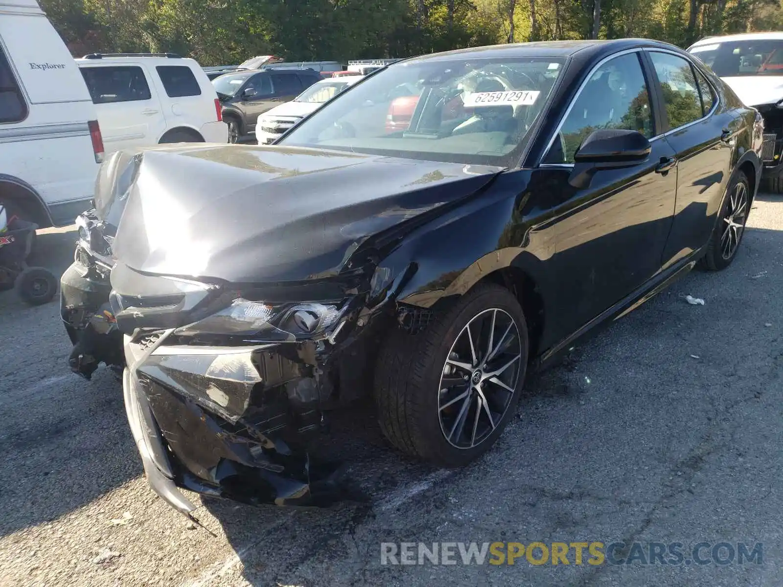 2 Photograph of a damaged car 4T1G11AK3MU529714 TOYOTA CAMRY 2021