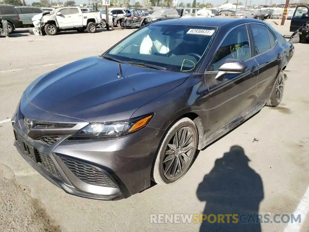 2 Photograph of a damaged car 4T1G11AK3MU532838 TOYOTA CAMRY 2021