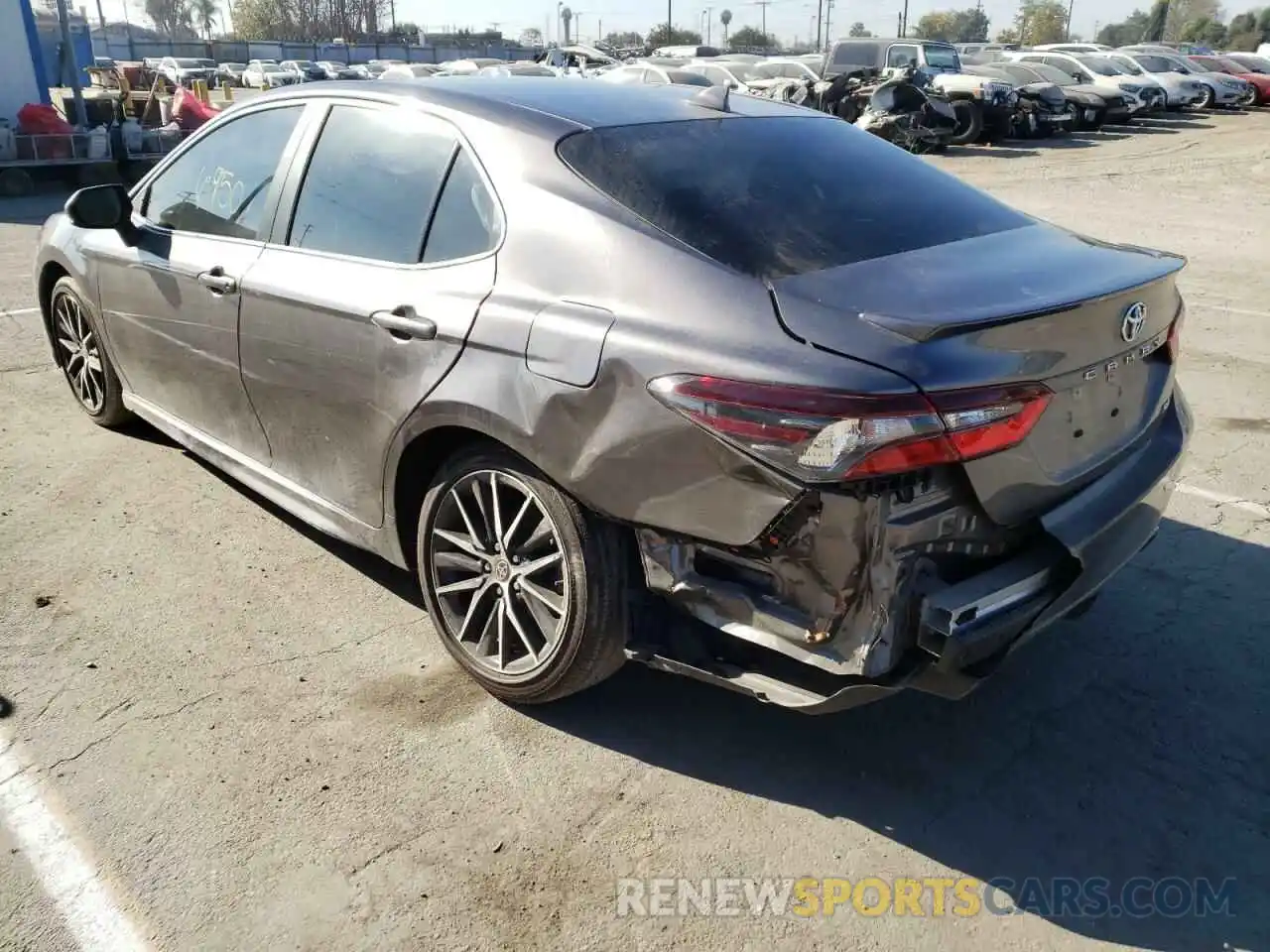 3 Photograph of a damaged car 4T1G11AK3MU532838 TOYOTA CAMRY 2021