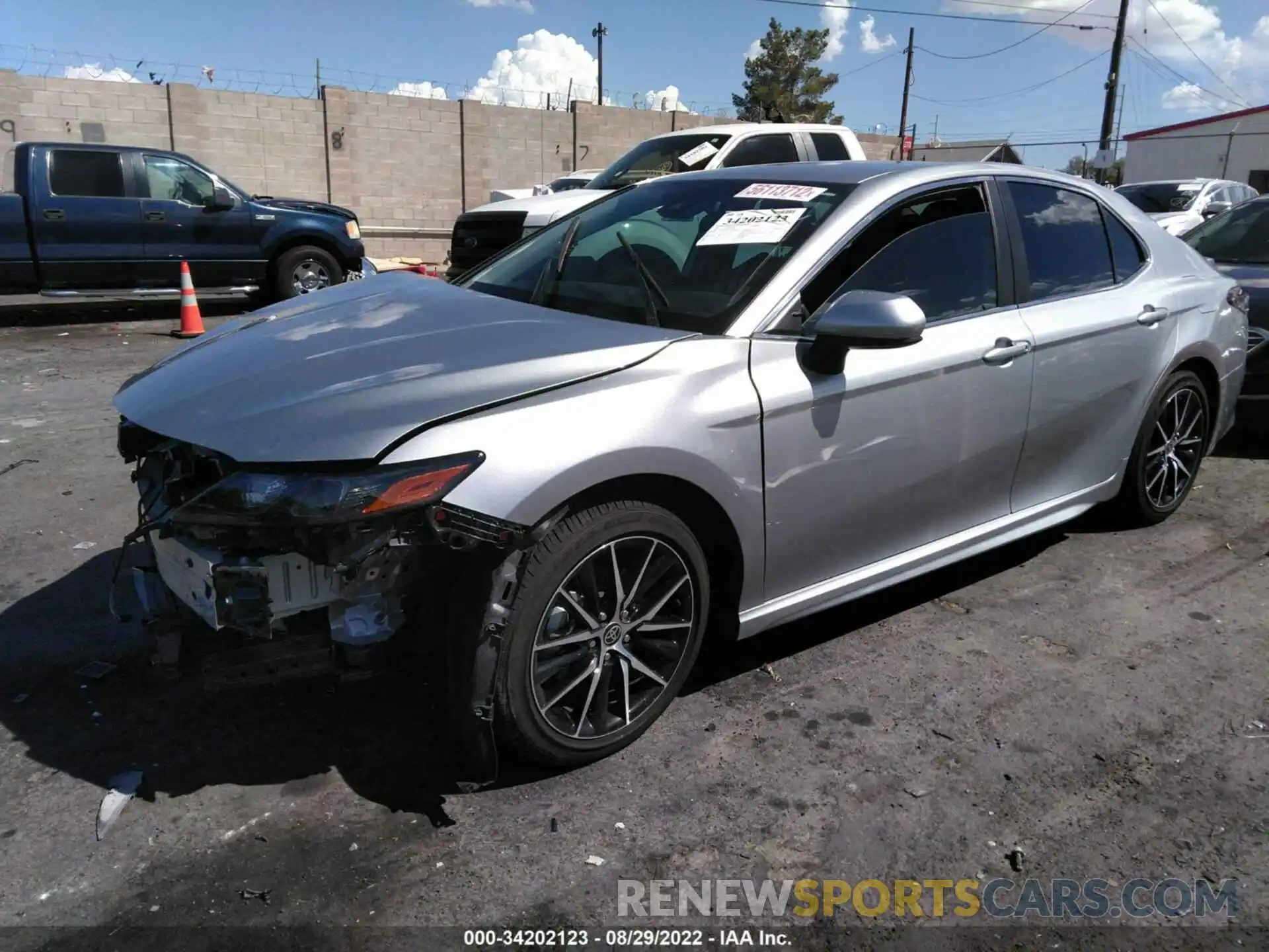 2 Photograph of a damaged car 4T1G11AK3MU536792 TOYOTA CAMRY 2021