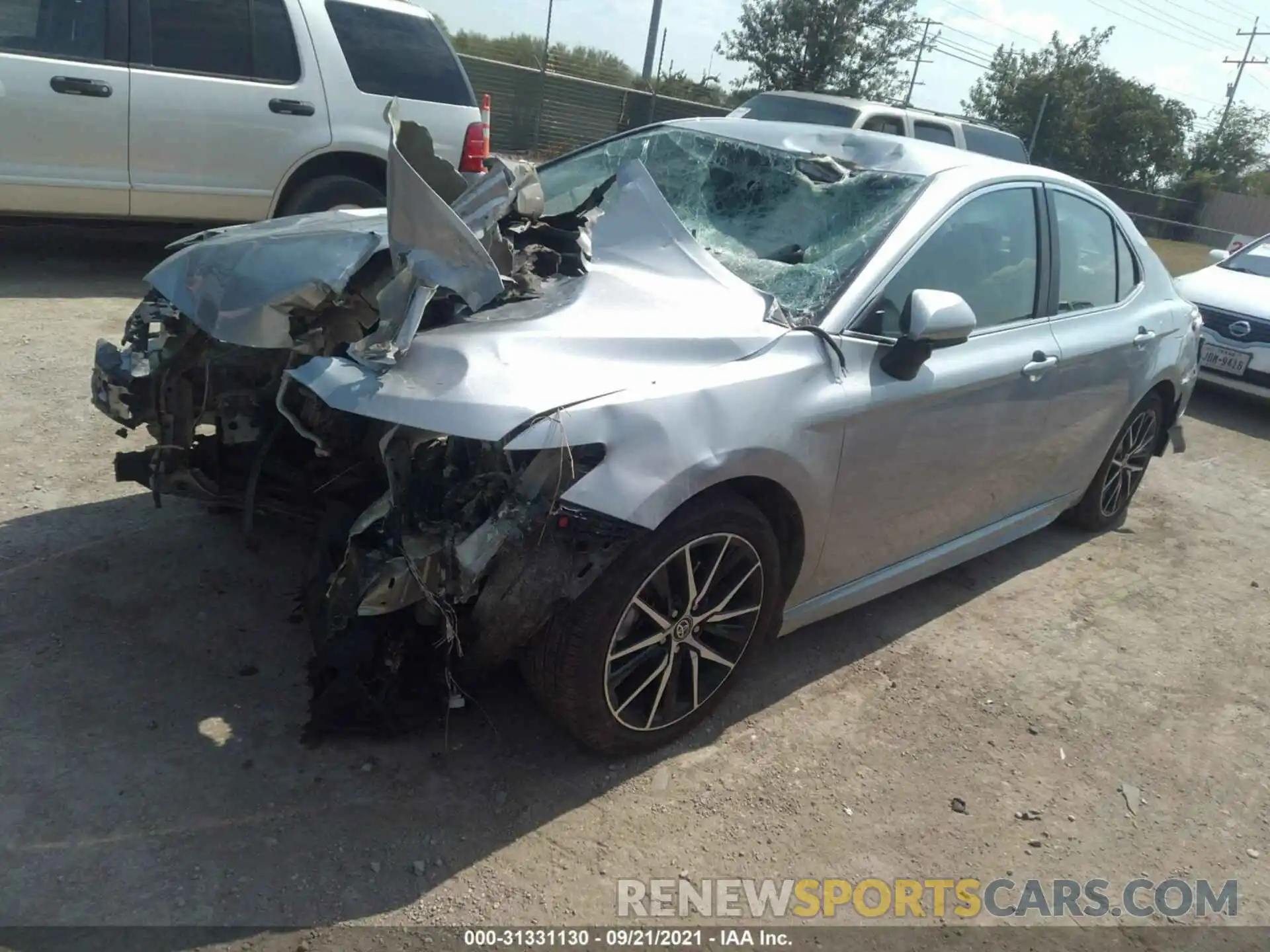 2 Photograph of a damaged car 4T1G11AK3MU549610 TOYOTA CAMRY 2021