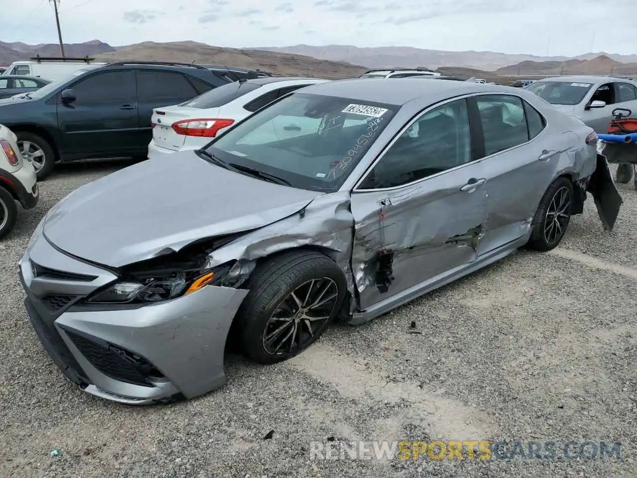 1 Photograph of a damaged car 4T1G11AK3MU551356 TOYOTA CAMRY 2021