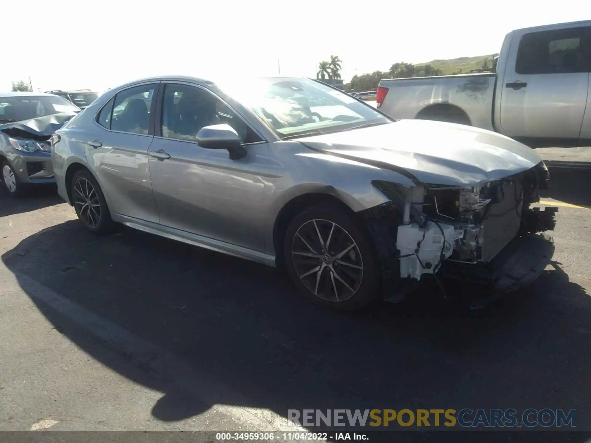 1 Photograph of a damaged car 4T1G11AK3MU551938 TOYOTA CAMRY 2021