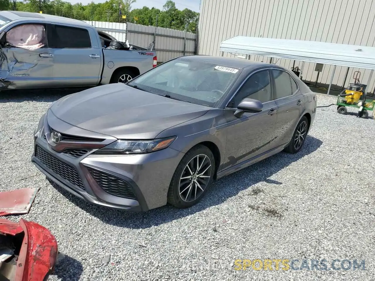 1 Photograph of a damaged car 4T1G11AK3MU558372 TOYOTA CAMRY 2021